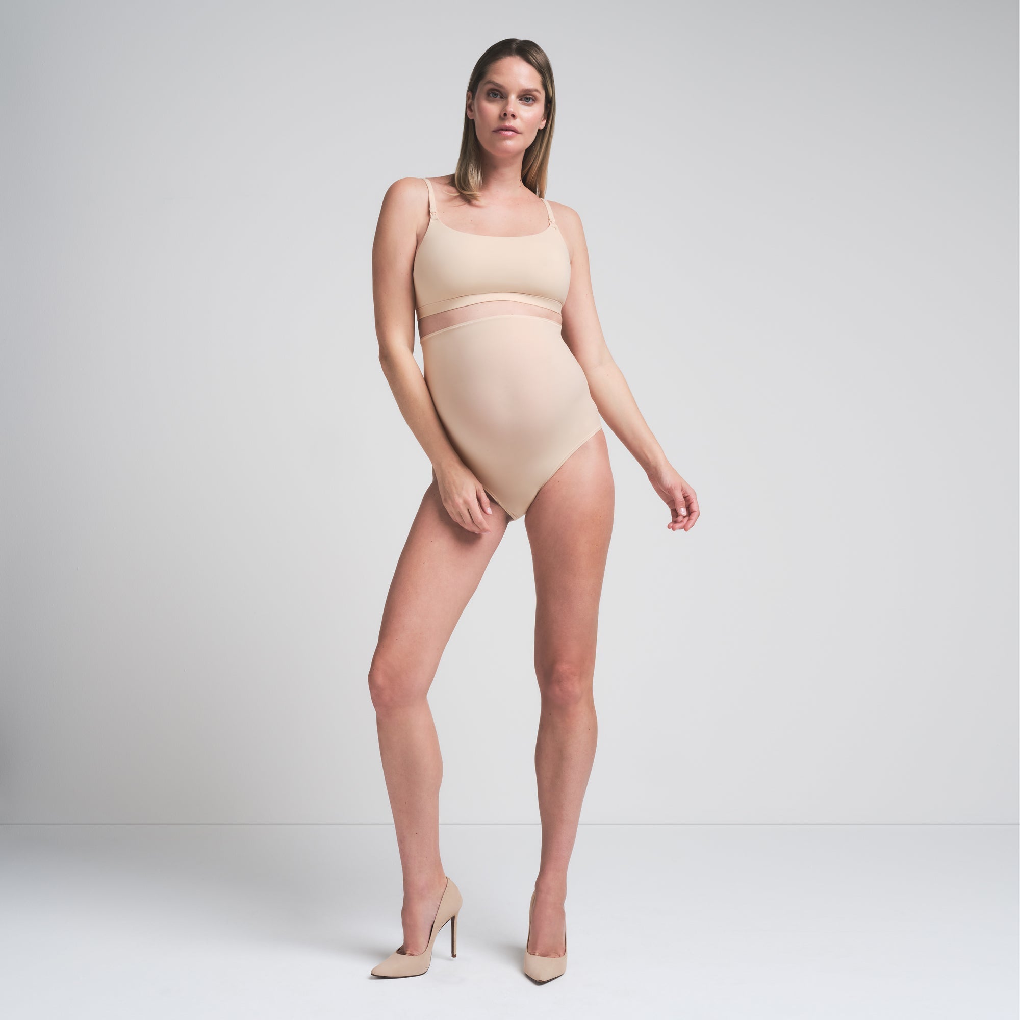 SKIMS FITS EVERYBODY MATERNITY NURSING SCOOP BRALETTE | SAND - Sneaker Türkiye