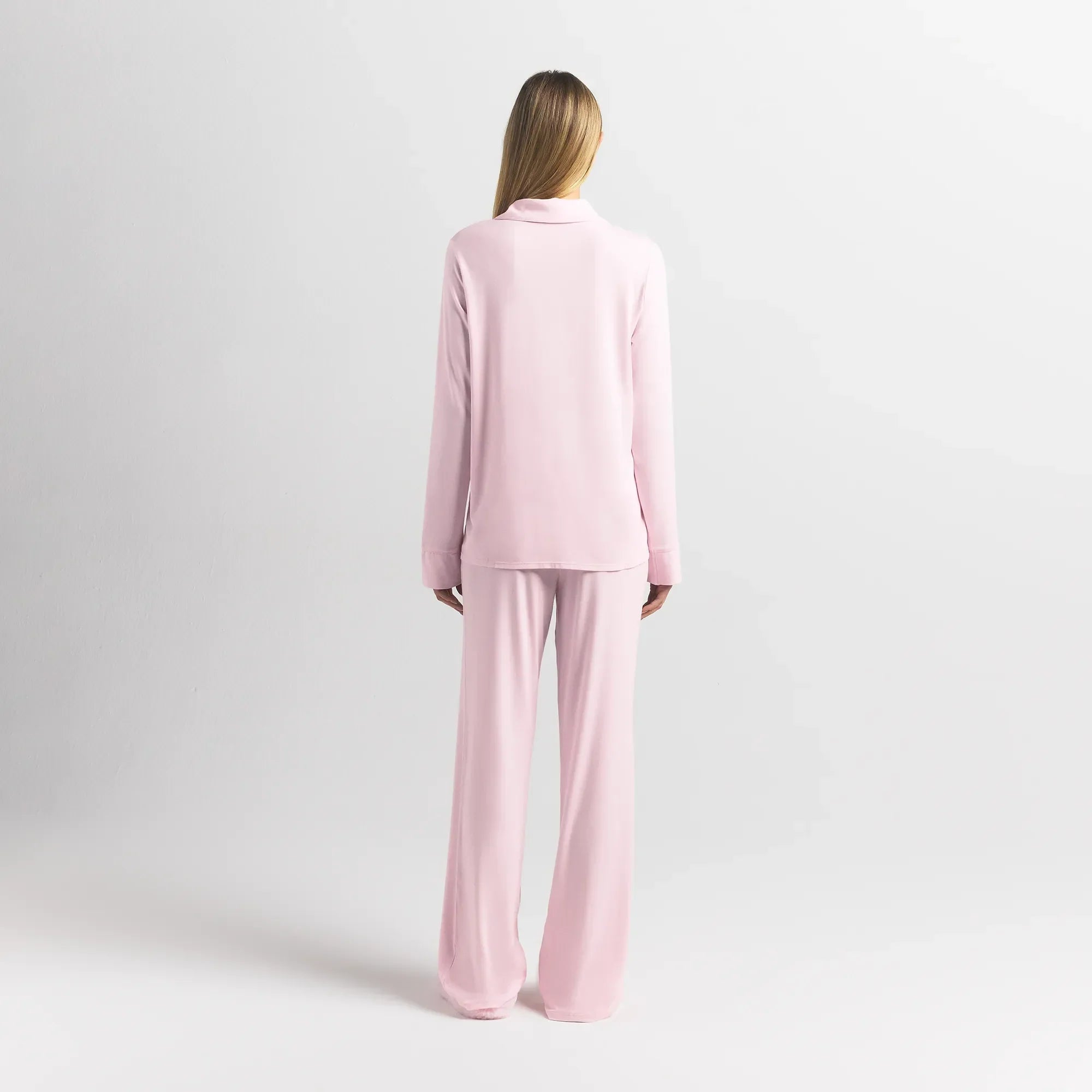 SKIMS SLEEP LONG SLEEVE BUTTON UP SET | BLOOM - Sneaker Türkiye