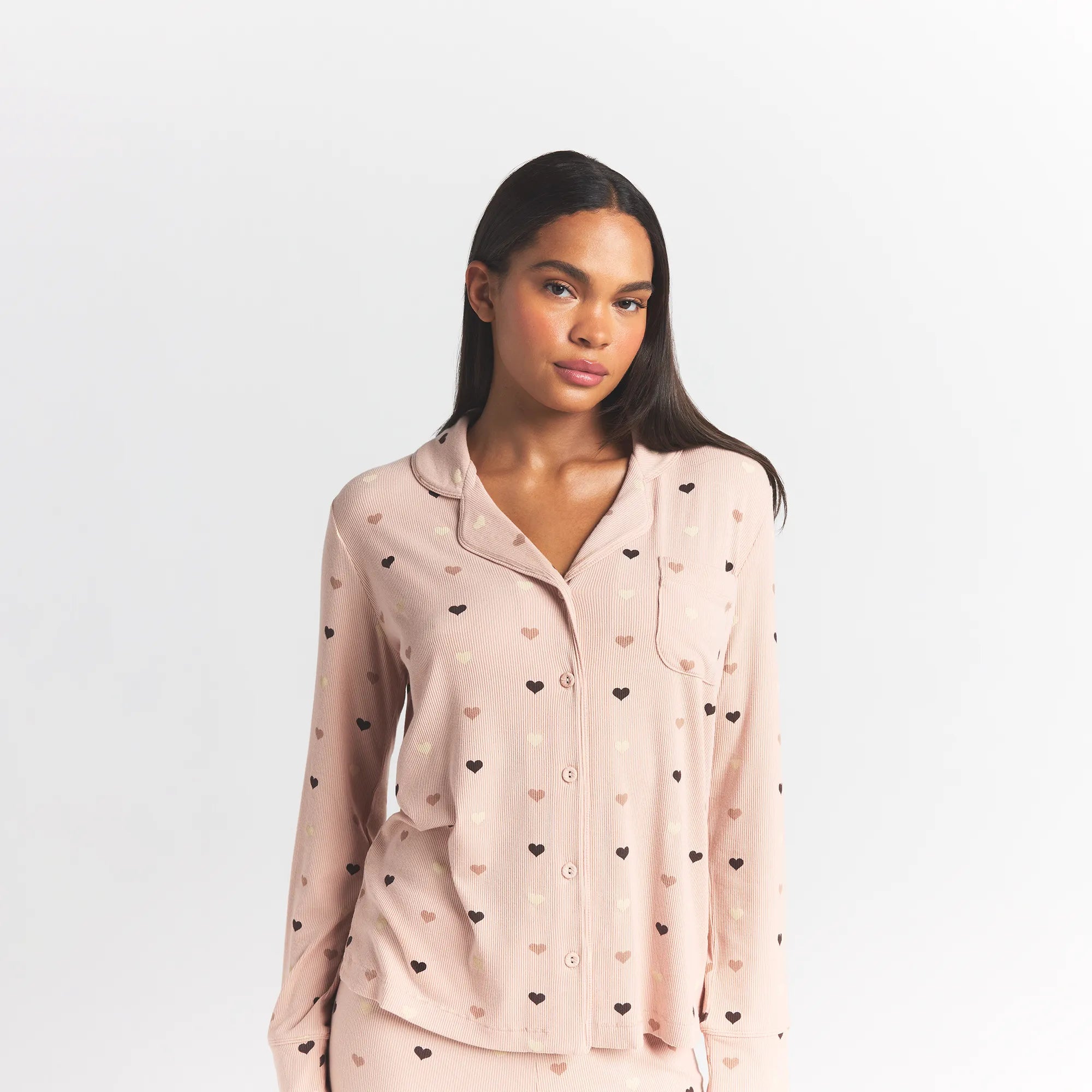 SKIMS SOFT LOUNGE SLEEP SET | MICA MINI HEART HALFDROP - Sneaker Türkiye