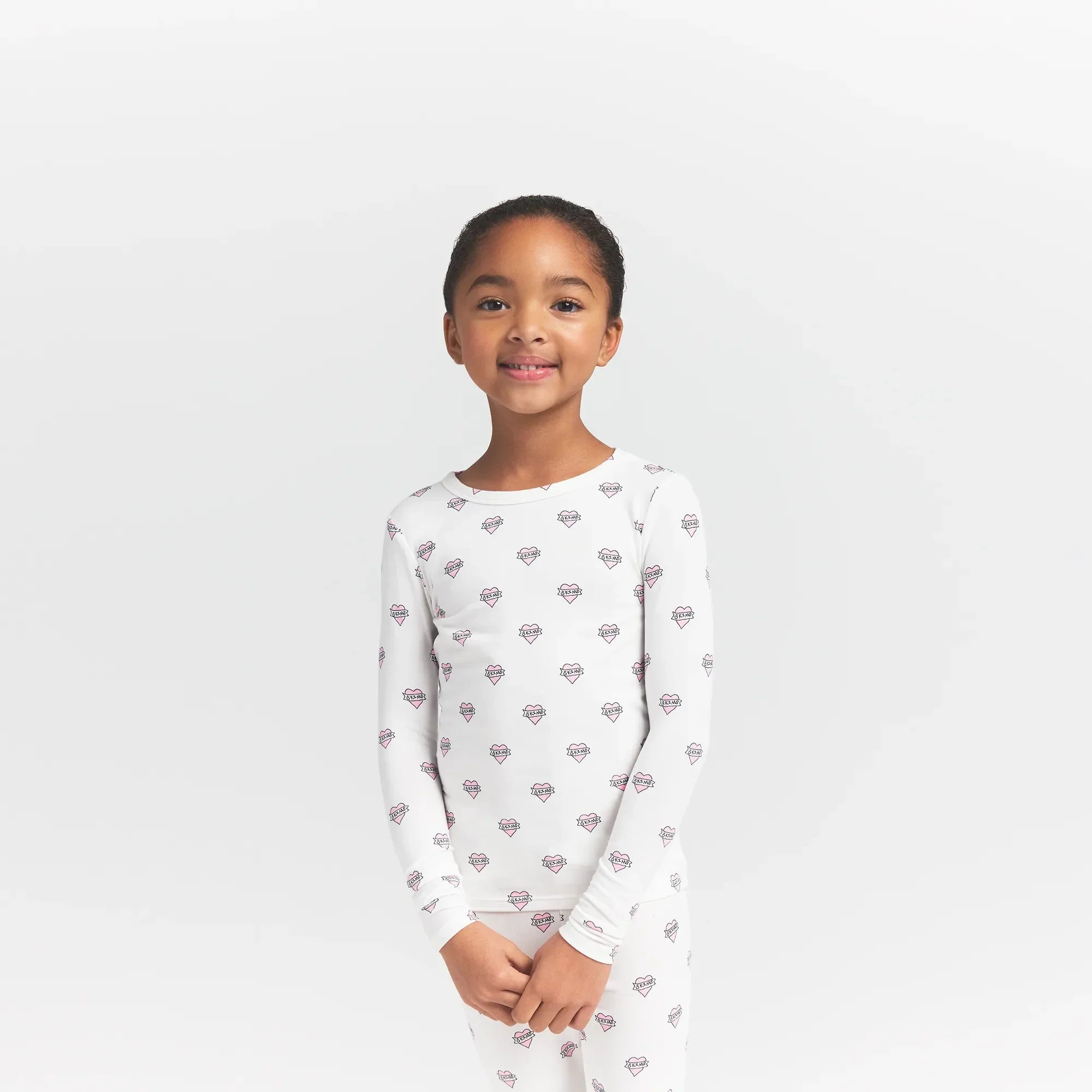 SKIMS SLEEP KIDS SLEEP SET | MARBLE HEART BANNER - Sneaker Türkiye