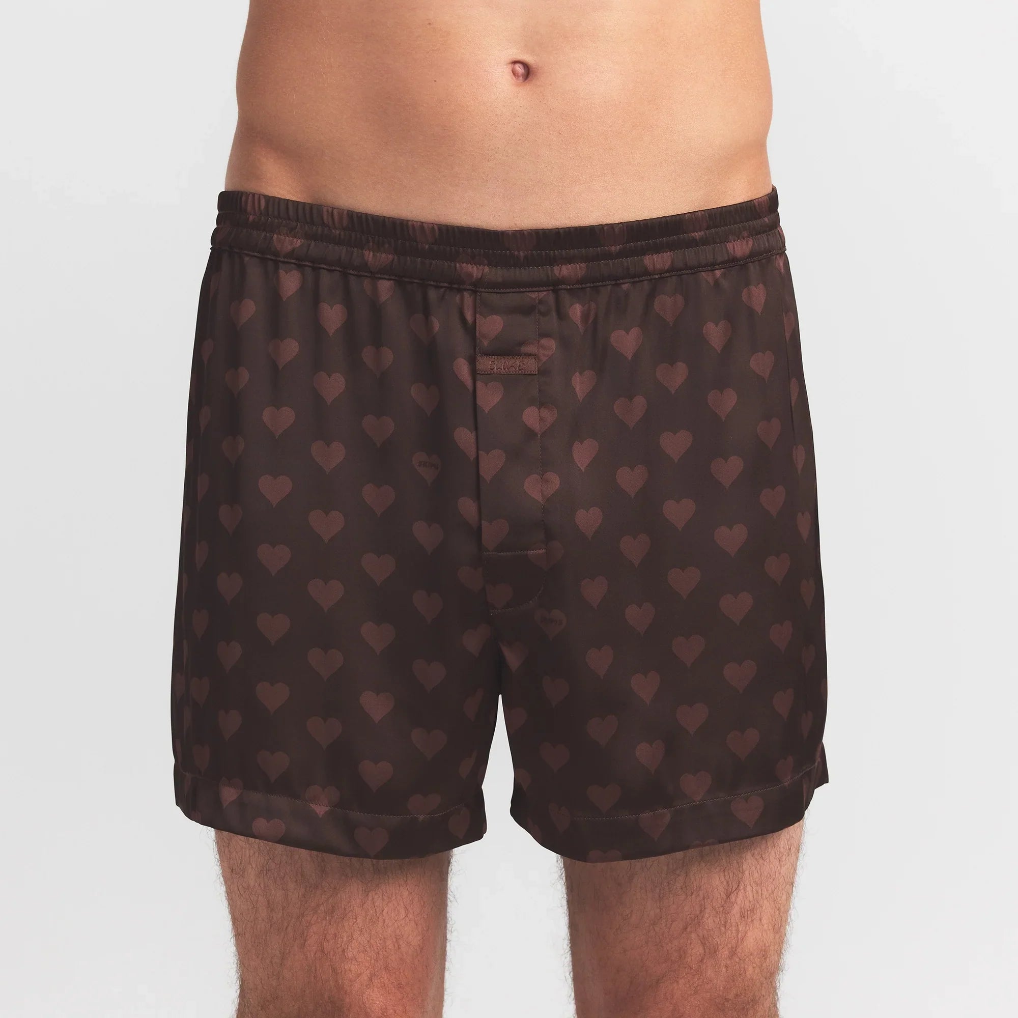 SKIMS SATEEN SLEEP MENS 3″ BOXER SHORT | COCOA HEART HALFDROP - Sneaker Türkiye