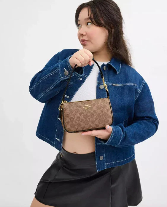 Coach Nolita 19 In Signature – Gold/Tan/Black - Sneaker Türkiye