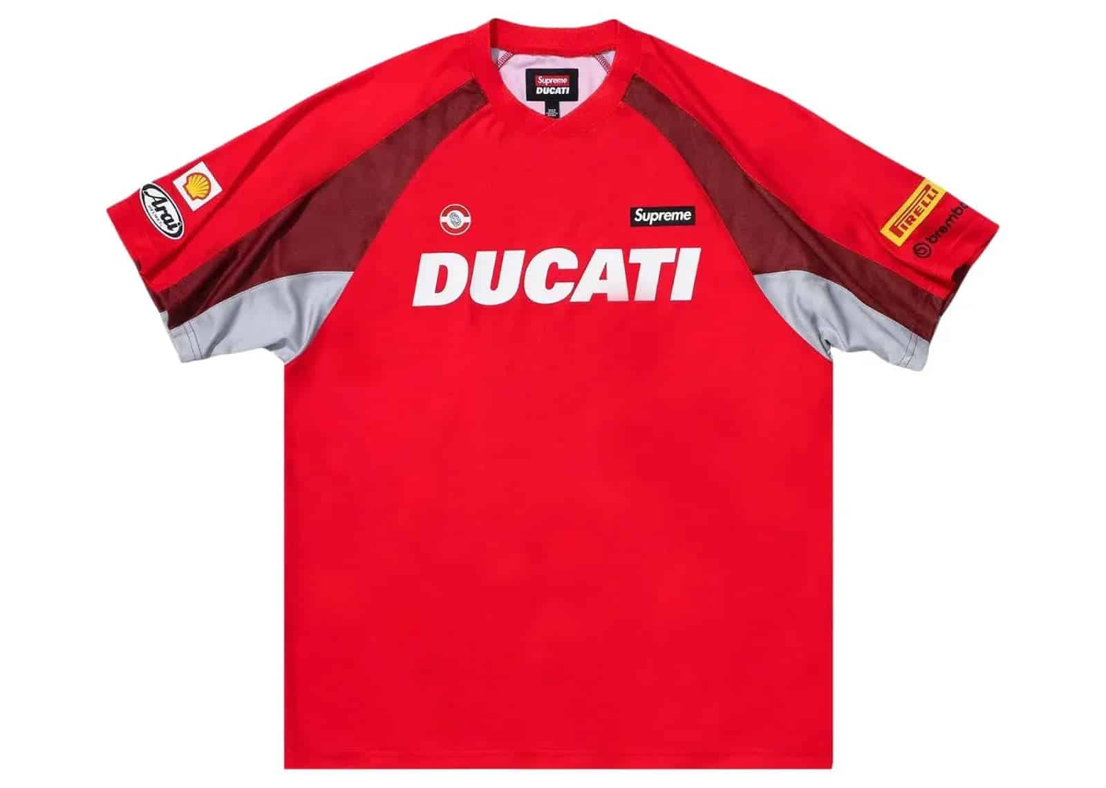 Supreme Ducati Soccer Jersey Red - Sneaker Türkiye