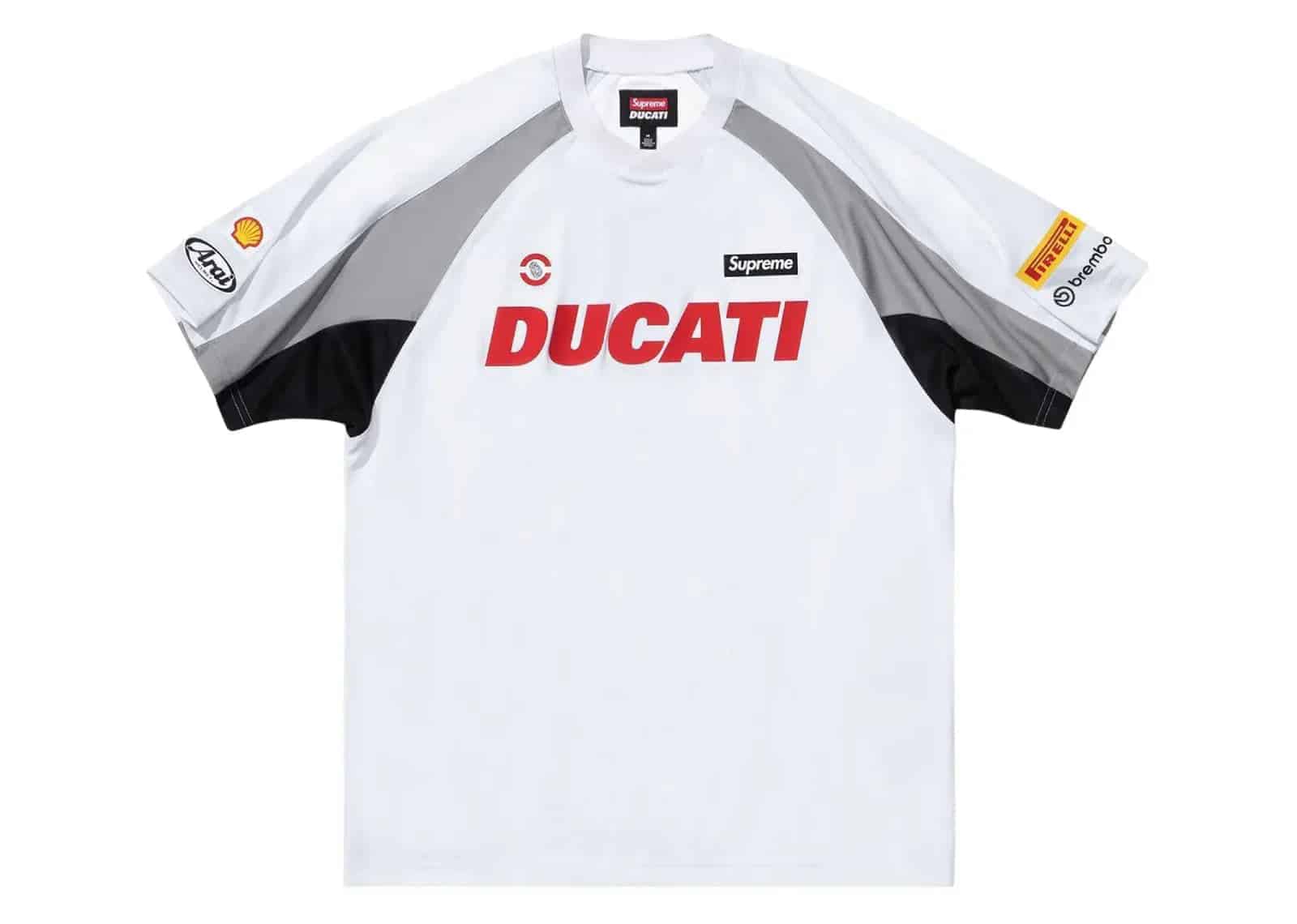 Supreme Ducati Soccer Jersey White - Sneaker Türkiye