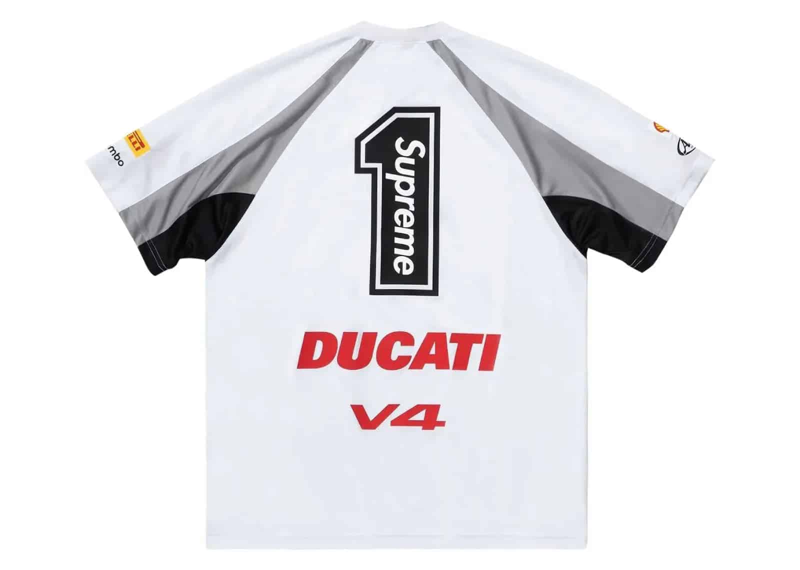 Supreme Ducati Soccer Jersey White - Sneaker Türkiye