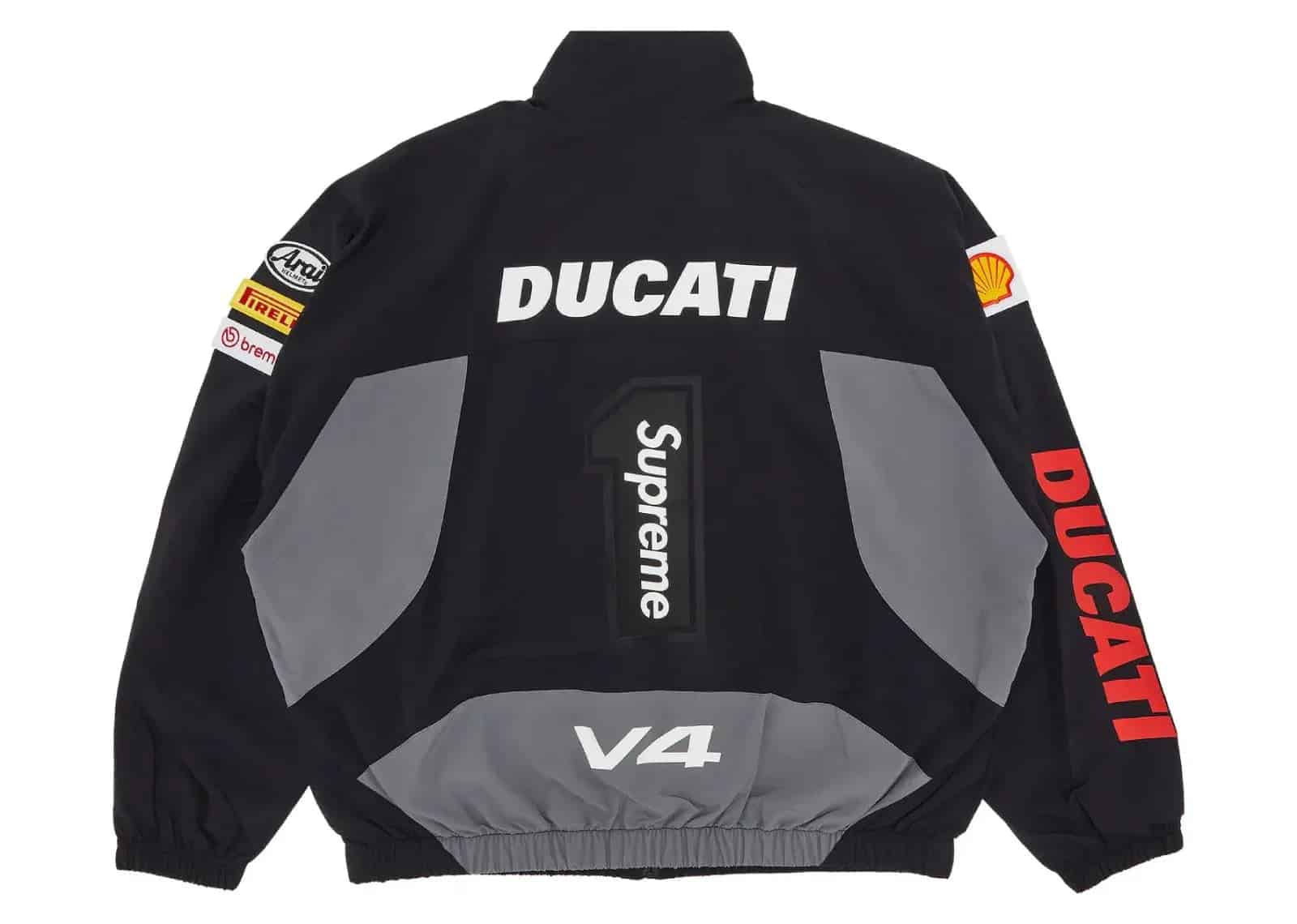 Supreme Ducati Track Jacket Black - Sneaker Türkiye