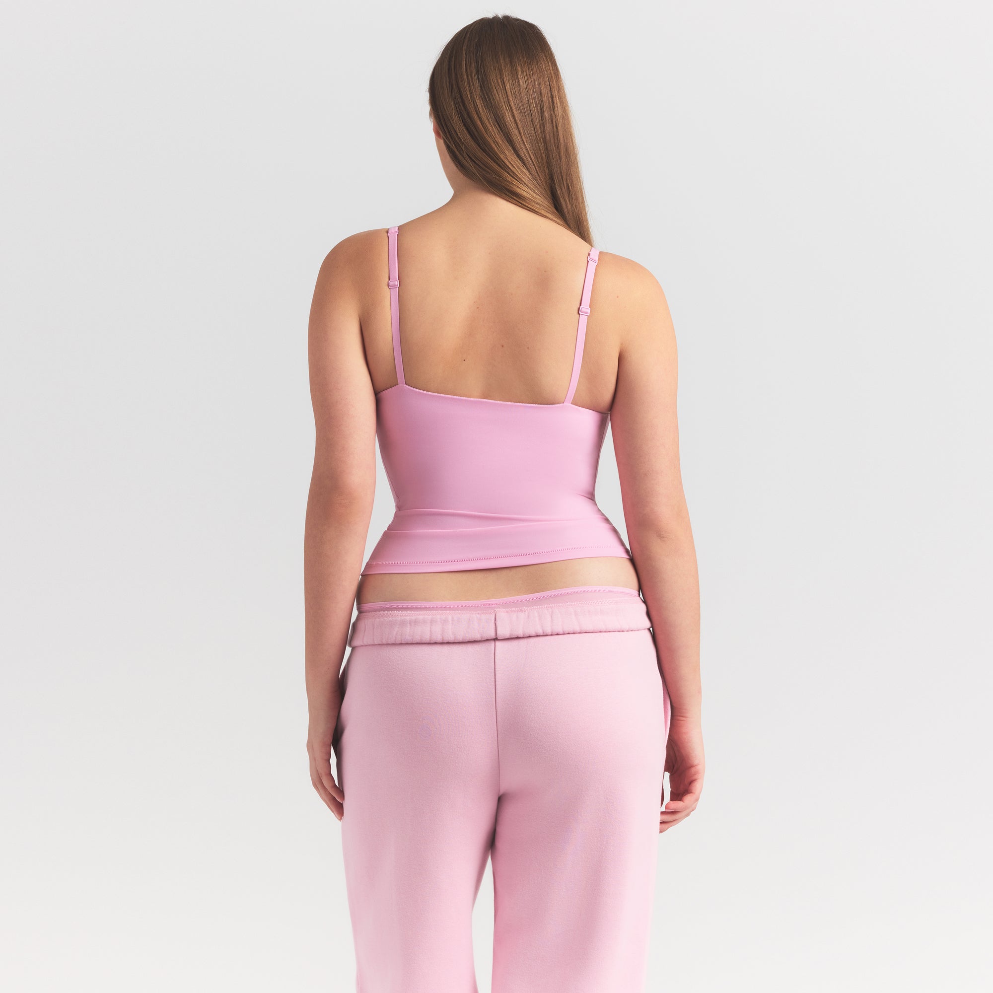 SKIMS FITS EVERYBODY LACE PUSH-UP CAMI | BUBBLE GUM TONAL - Sneaker Türkiye
