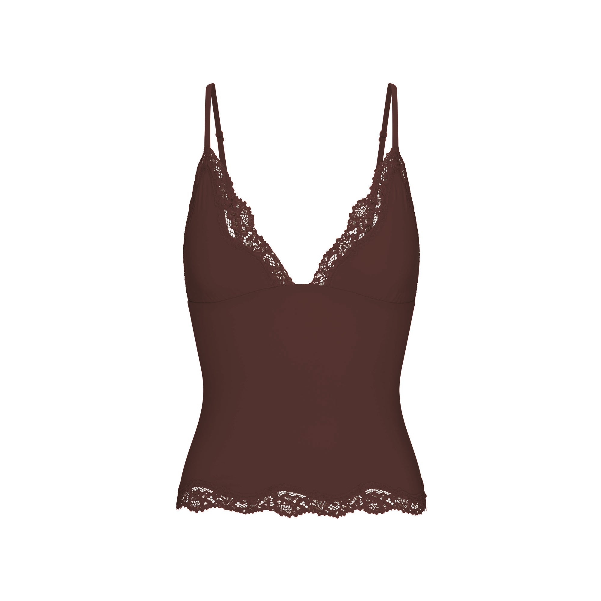 SKIMS FITS EVERYBODY LACE TRIANGLE CAMI | ESPRESSO - Sneaker Türkiye