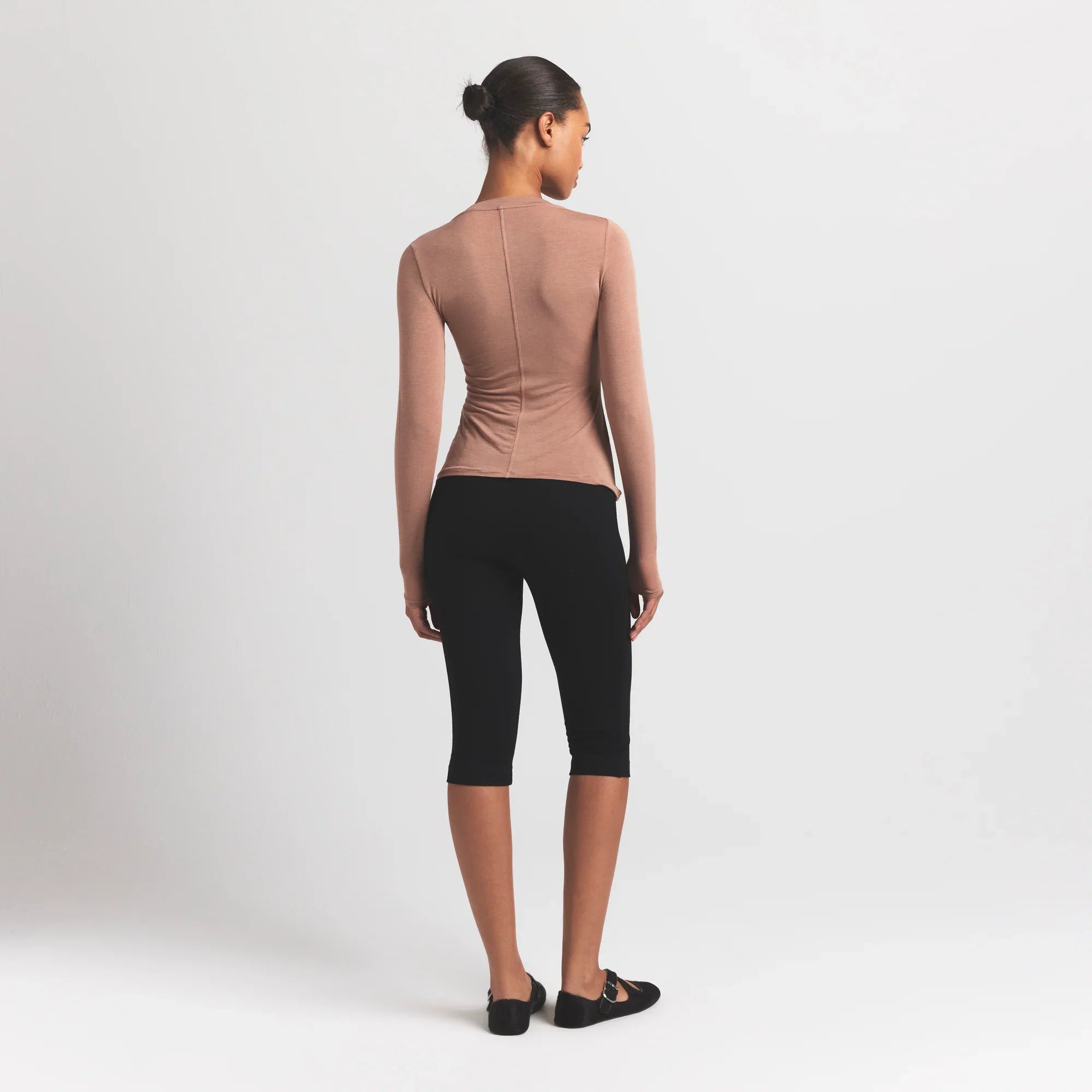 SKIMS SHEER MODAL CREWNECK HENLEY | SIENNA - Sneaker Türkiye