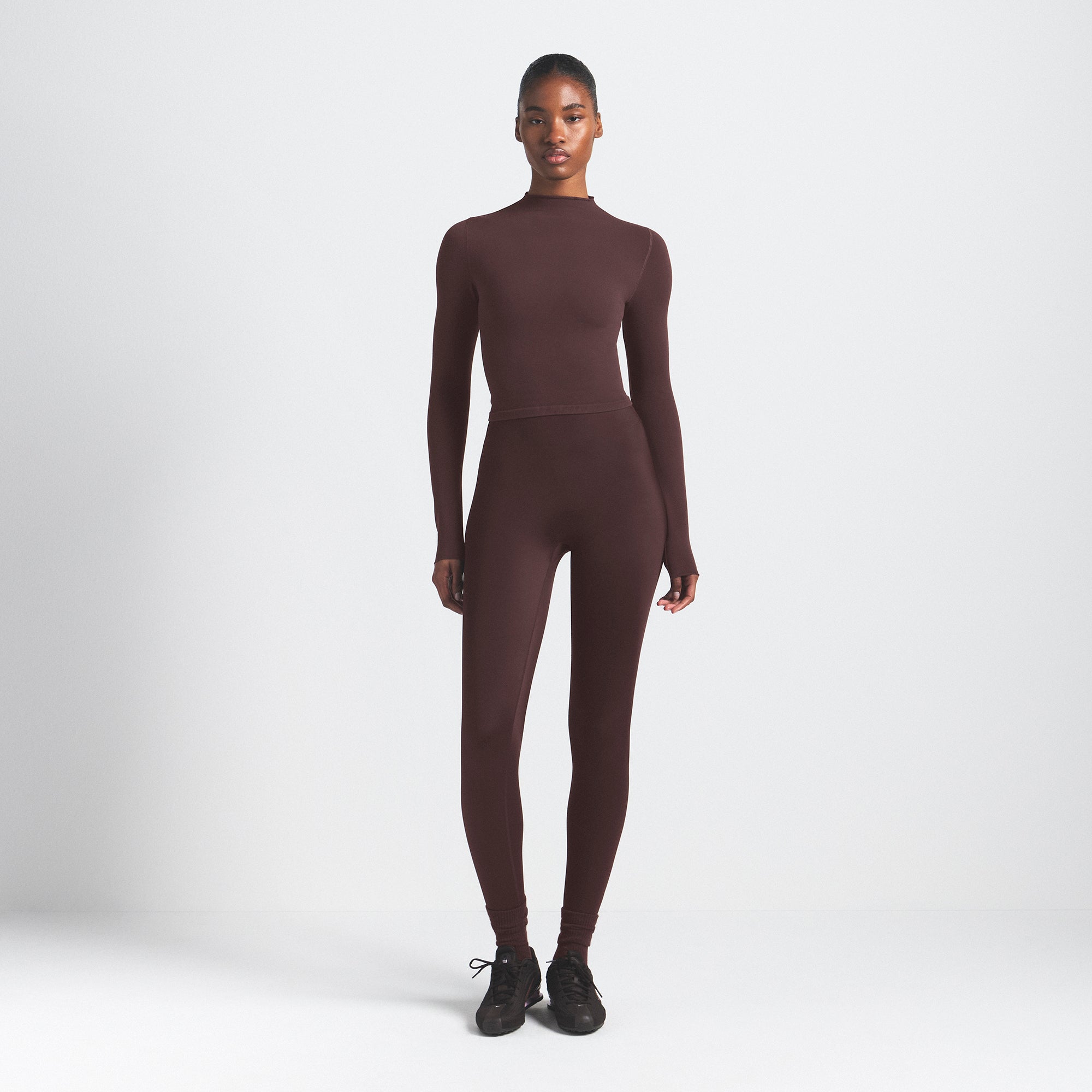 NikeSKIMS VINTAGE SEAMLESS MOCK NECK CROP TOP | PHOENIX - Sneaker Türkiye