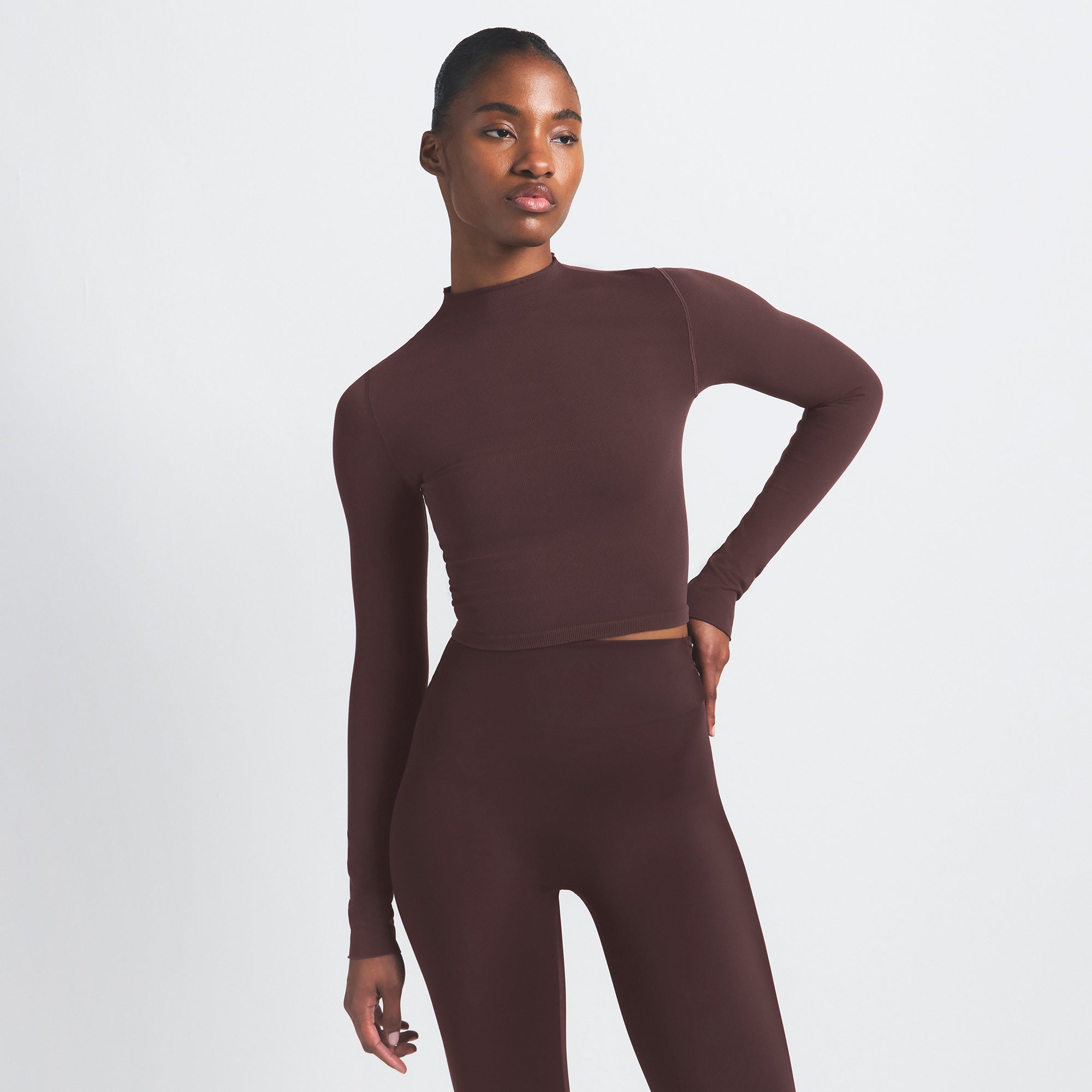 NikeSKIMS VINTAGE SEAMLESS MOCK NECK CROP TOP | PHOENIX - Sneaker Türkiye