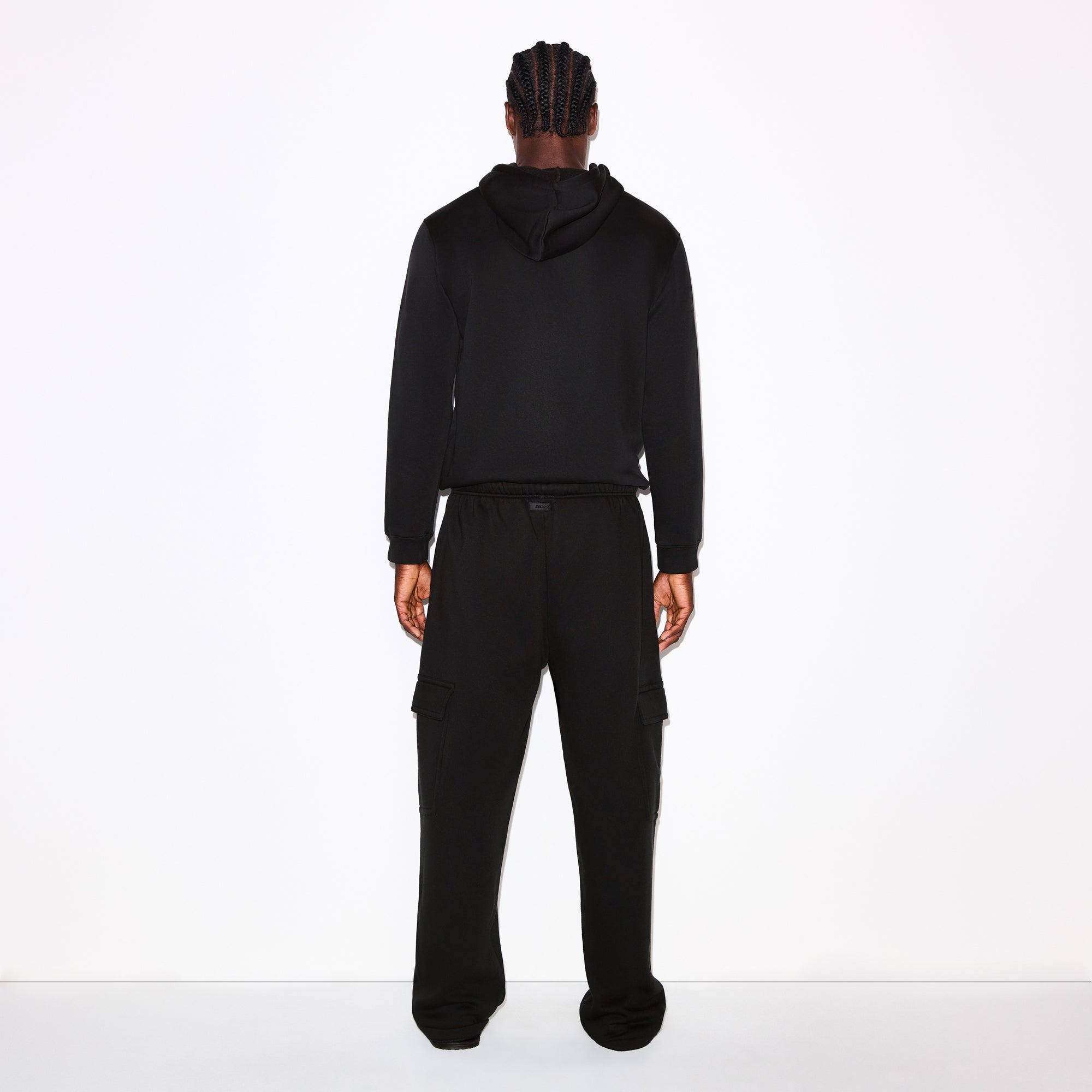 SKIMS FLEECE LOUNGE MENS CLASSIC HOODIE | WASHED ONYX - Sneaker Türkiye