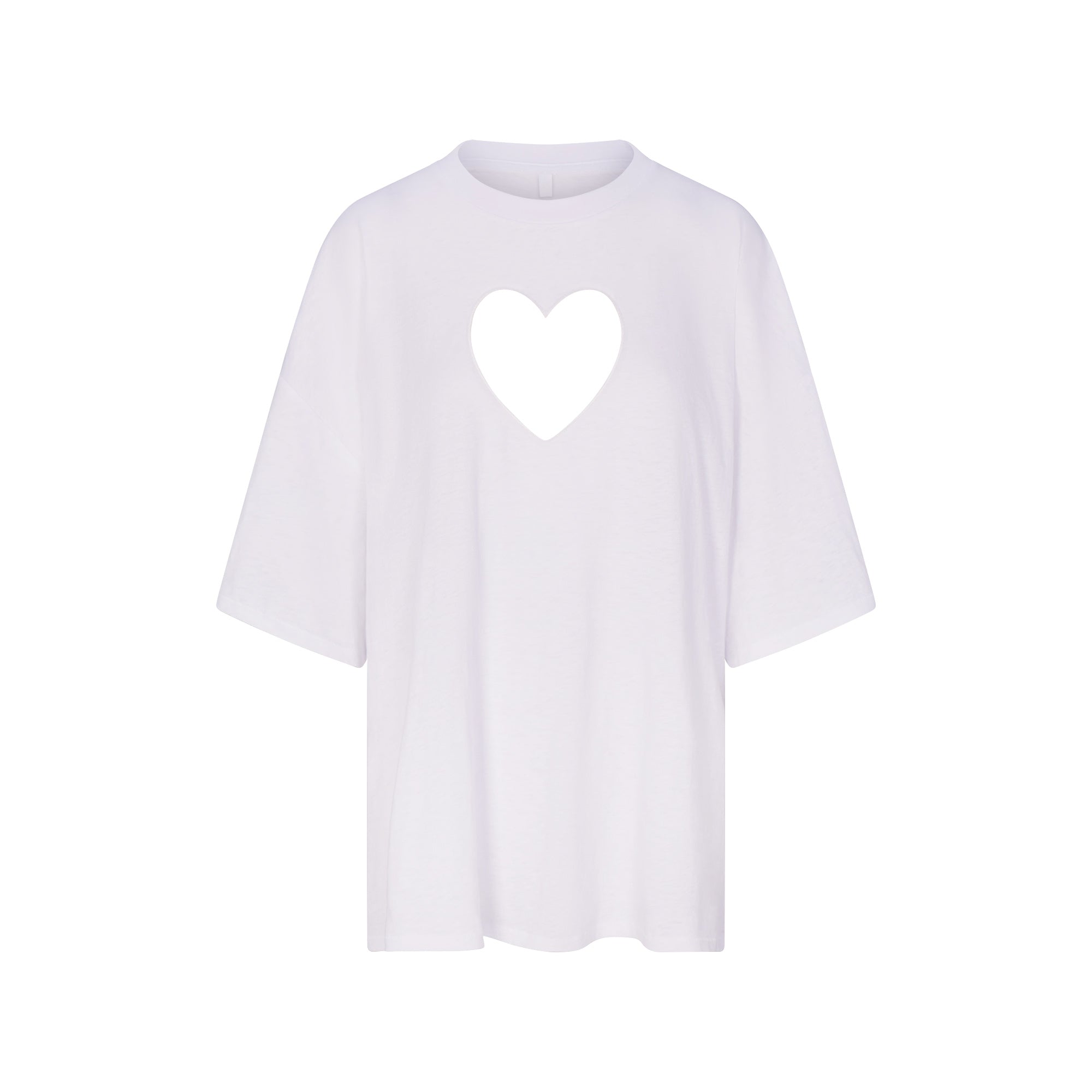 SKIMS WORN IN JERSEY HEART OVERBedenD T-SHIRT | SNOW - Sneaker Türkiye