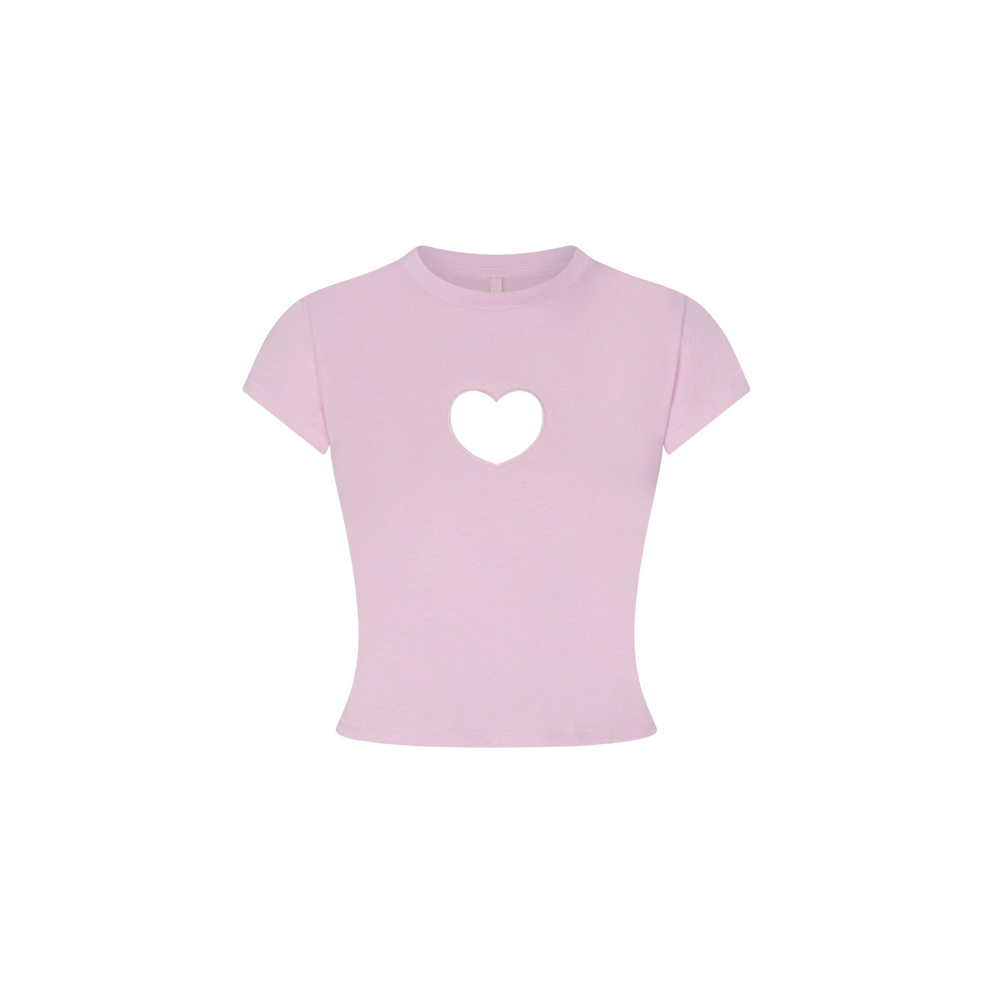 SKIMS WORN IN JERSEY HEART BABY TEE | BABY PINK - Sneaker Türkiye