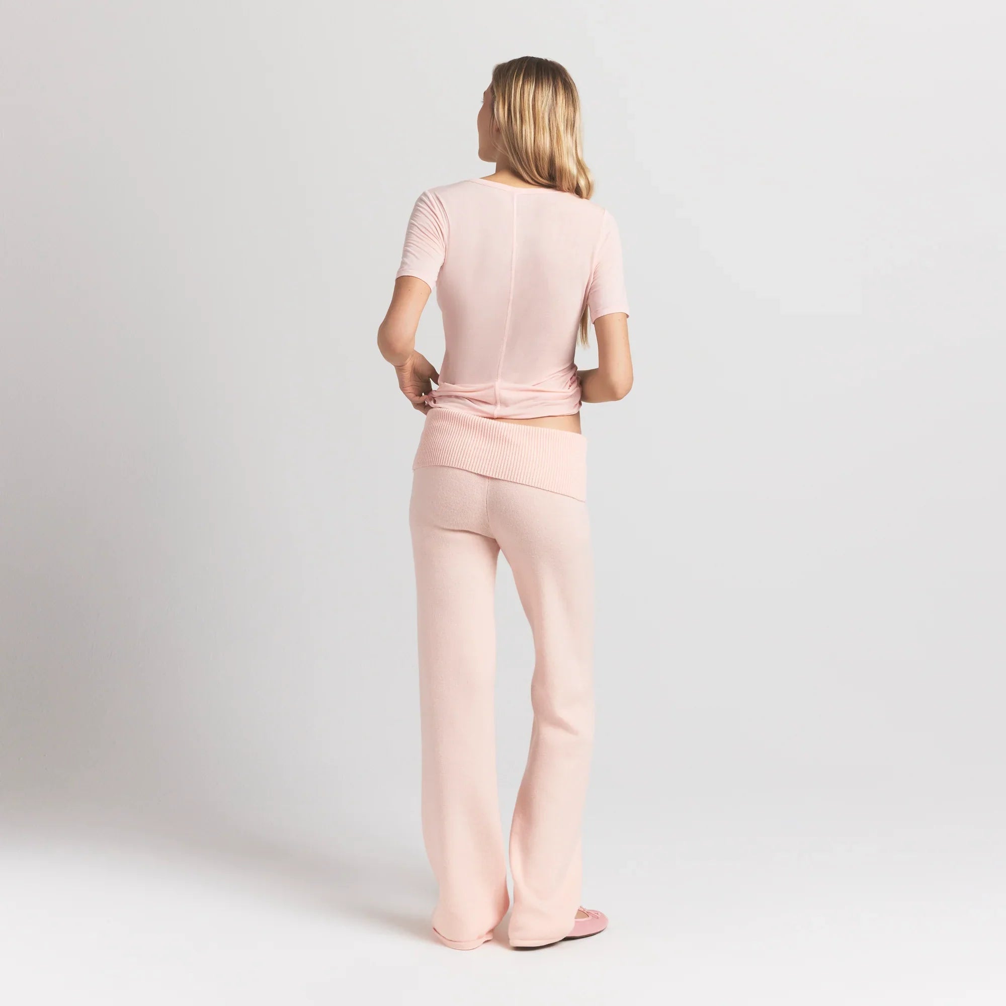 SKIMS SHEER MODAL LONG T-SHIRT | PRIMROSE - Sneaker Türkiye