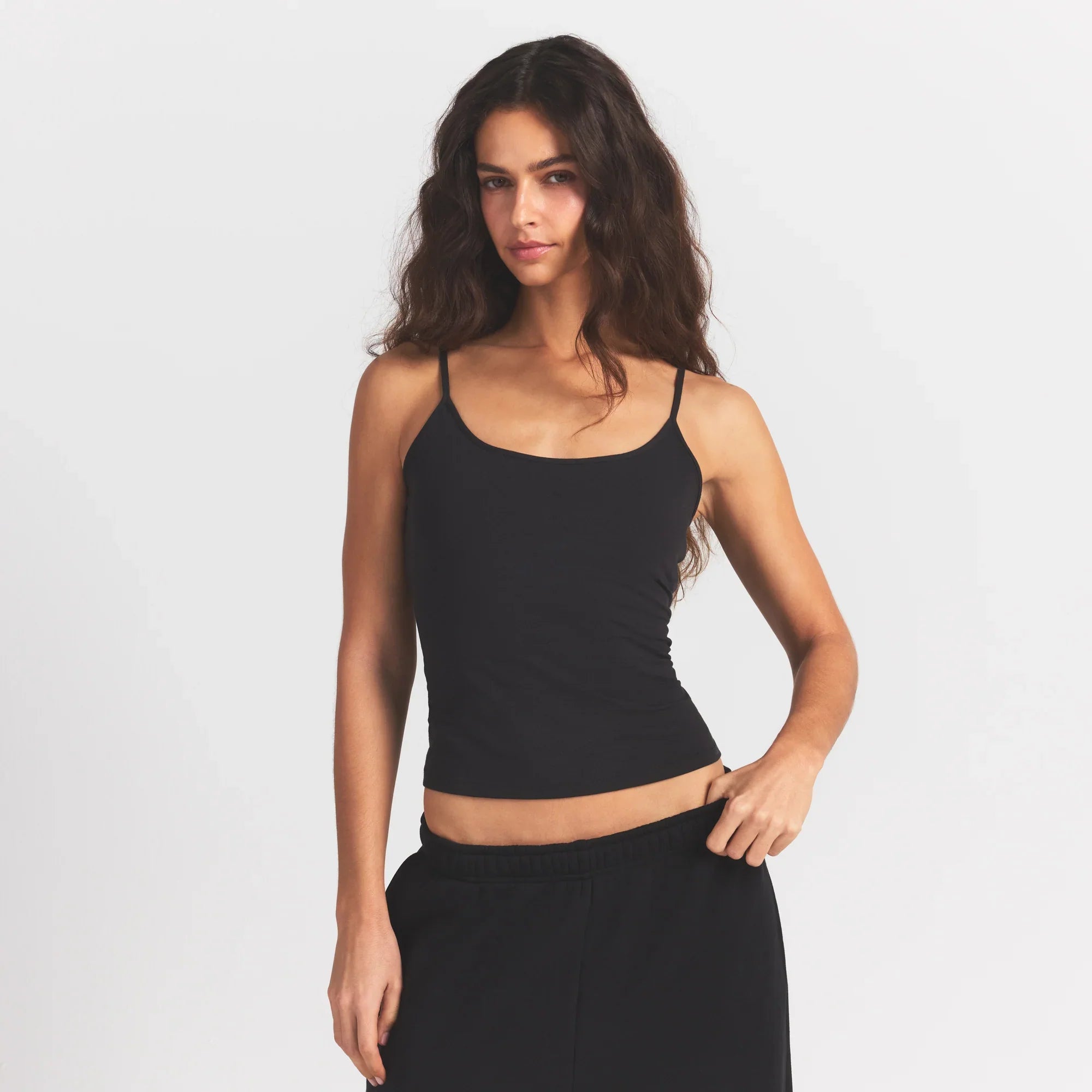 SKIMS COTTON JERSEY SCOOP NECK CAMI | SOOT - Sneaker Türkiye