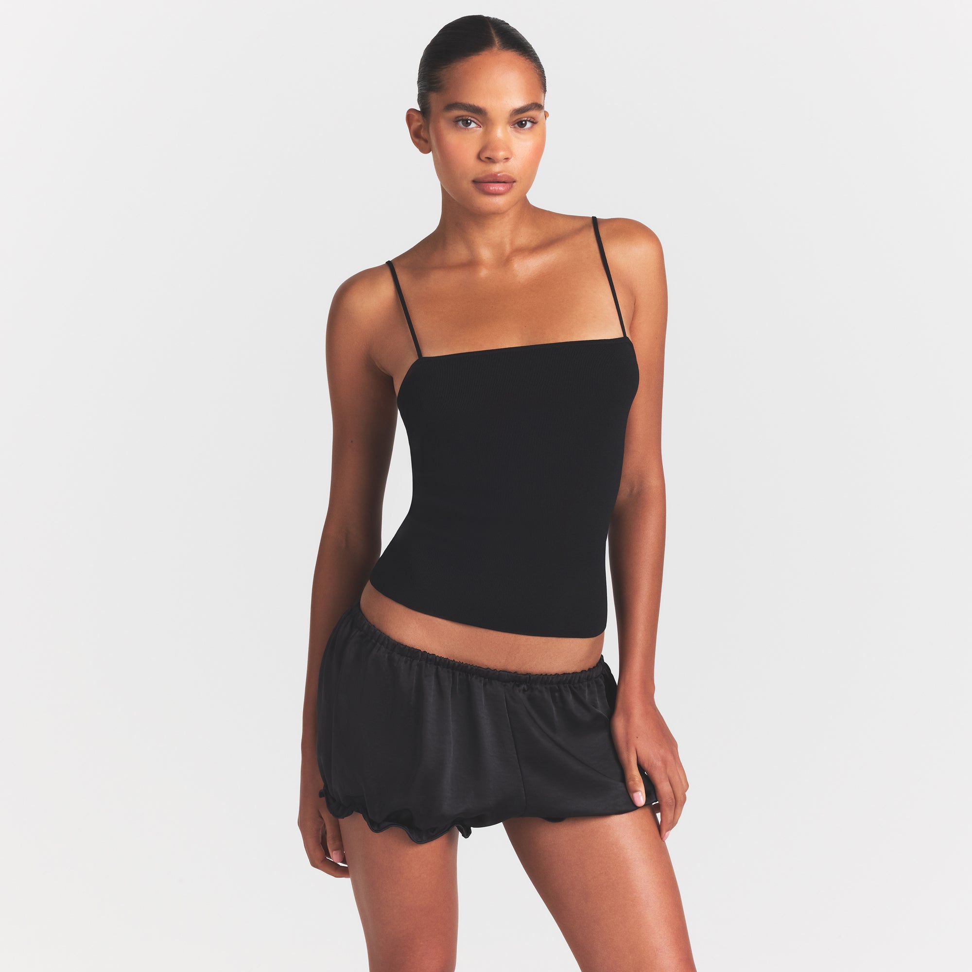SKIMS REFINED KNIT CAMI | OBSIDIAN - Sneaker Türkiye