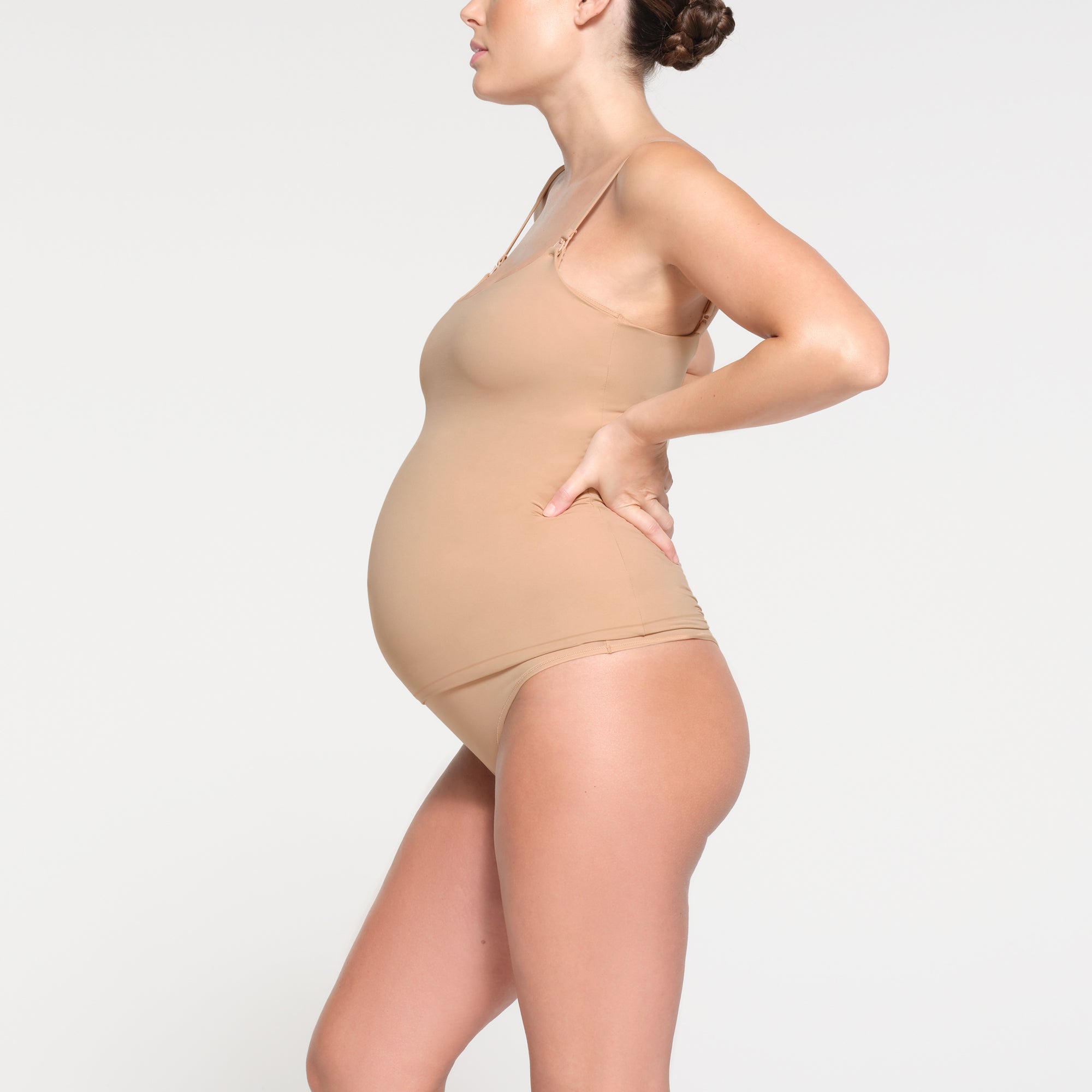 SKIMS FITS EVERYBODY MATERNITY NURSING TANK | CLAY - Sneaker Türkiye
