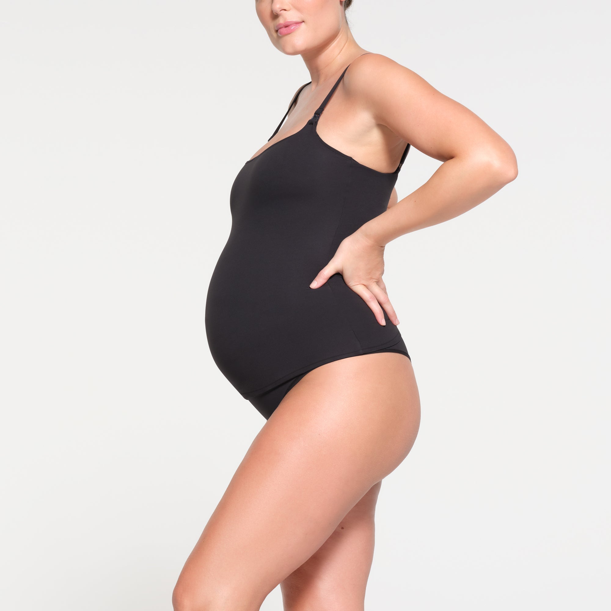 SKIMS FITS EVERYBODY MATERNITY NURSING TANK | ONYX - Sneaker Türkiye