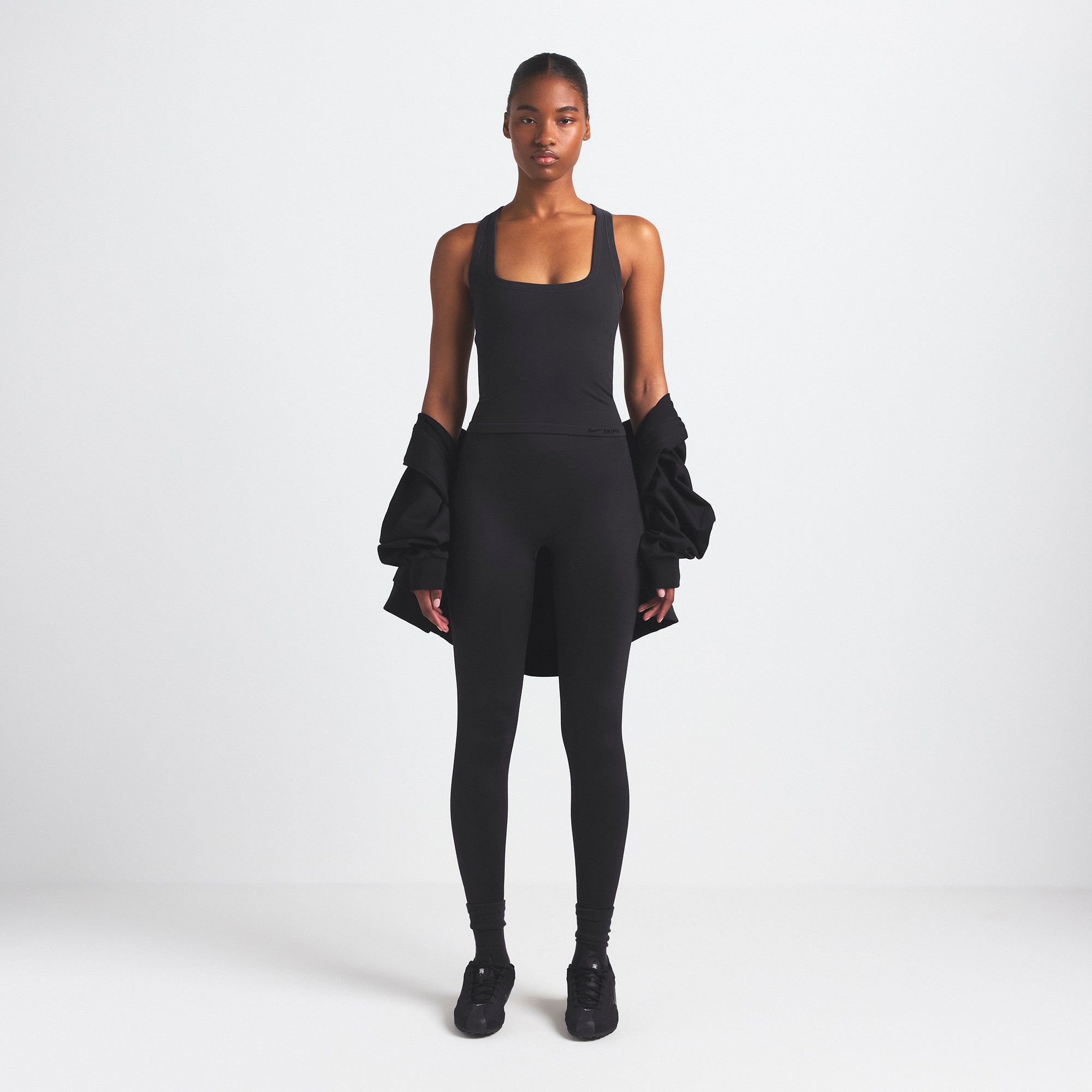 NikeSKIMS VINTAGE SEAMLESS RACER BACK TANK | OBSIDIAN - Sneaker Türkiye