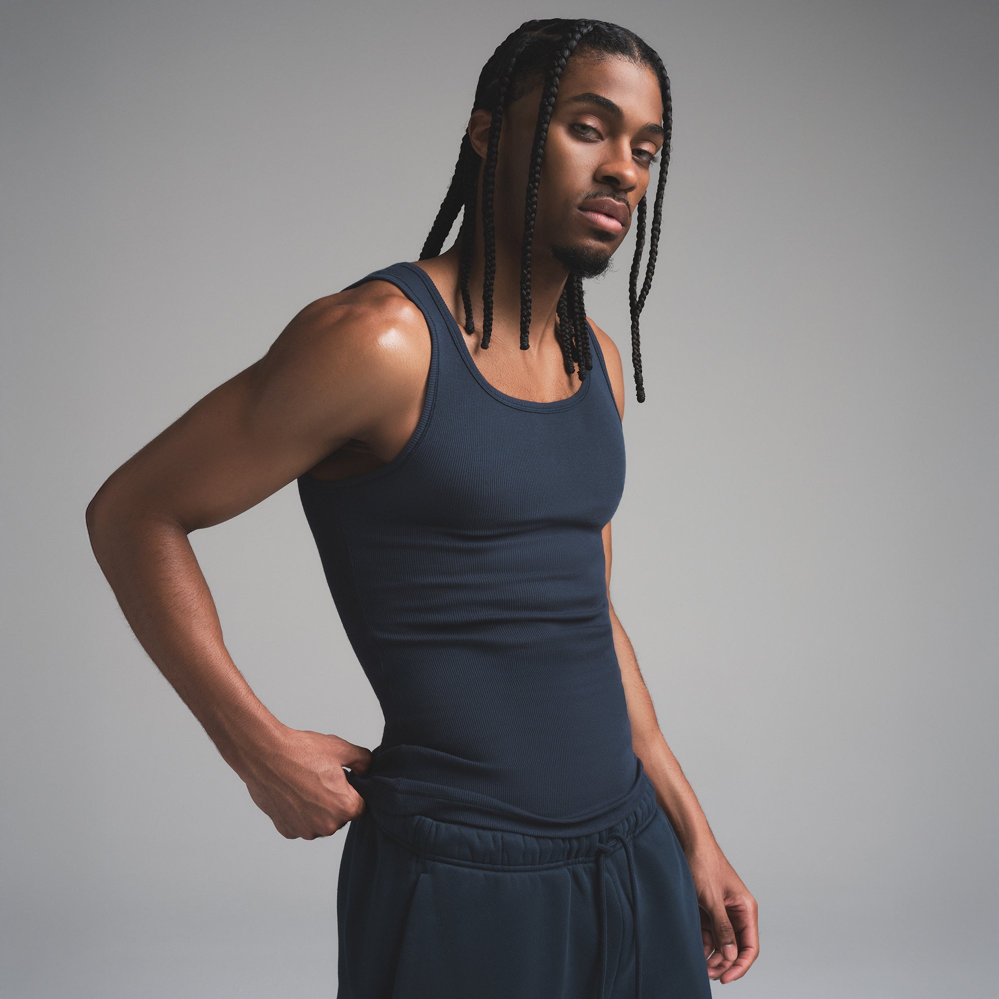 SKIMS COTTON MENS RIB TANK 3-PACK | ECRU MULTI - Sneaker Türkiye
