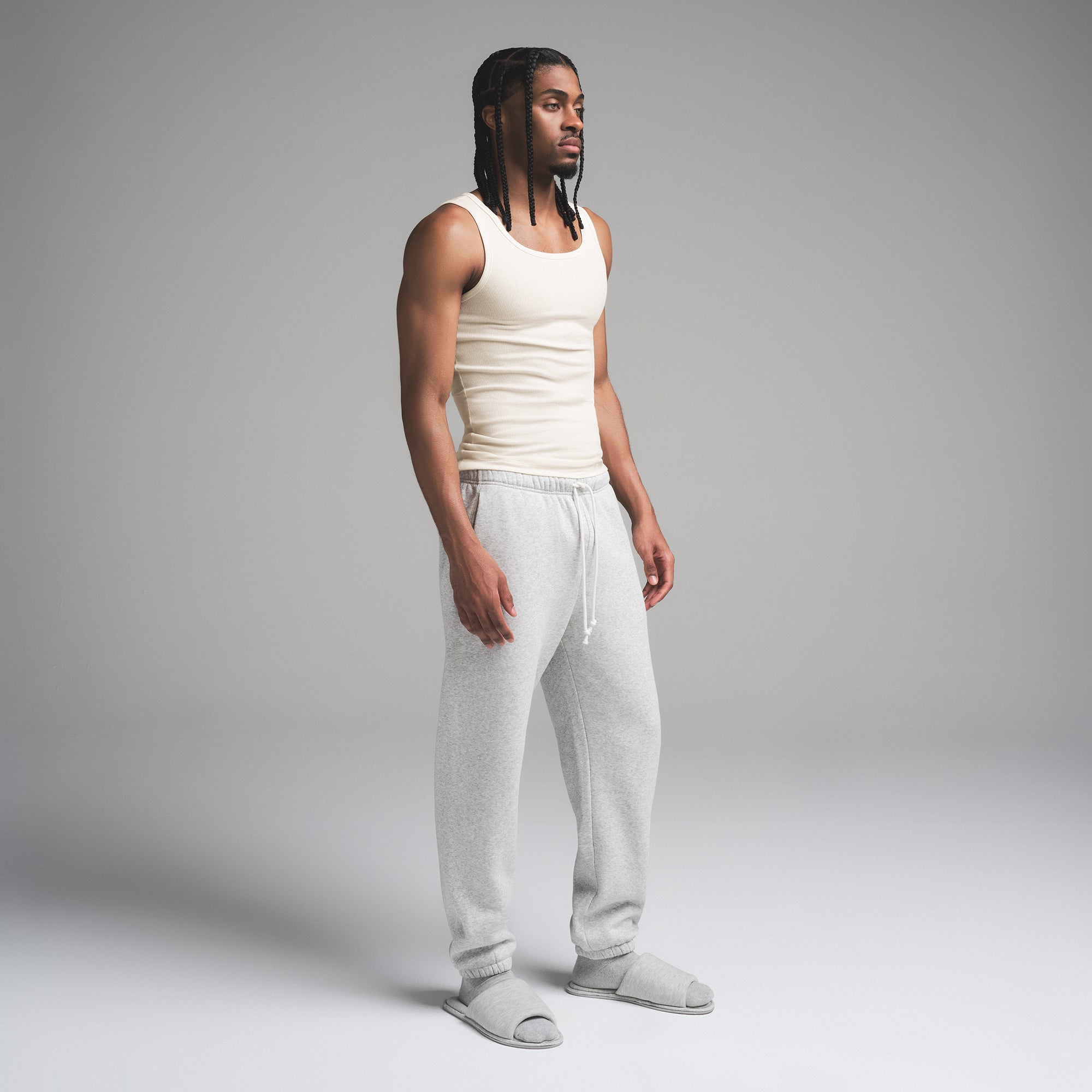 SKIMS COTTON MENS RIB TANK 3-PACK | ECRU MULTI - Sneaker Türkiye