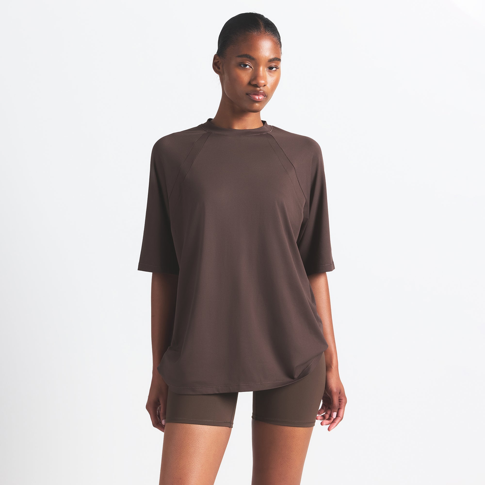 NikeSKIMS AIRY OVERBedenD TEE | DARK SEPIA - Sneaker Türkiye