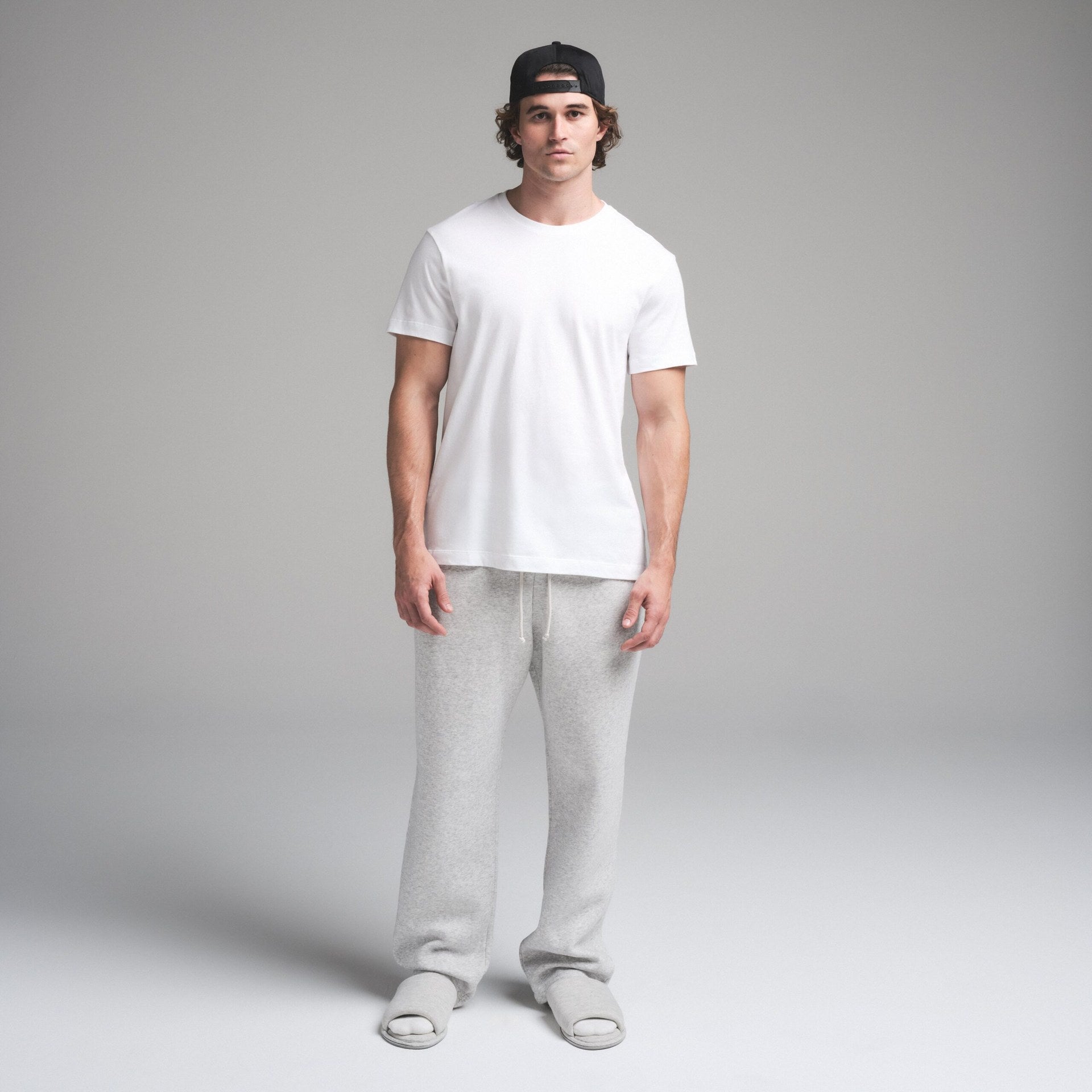 SKIMS COTTON MENS CLASSIC T-SHIRT | CHALK - Sneaker Türkiye