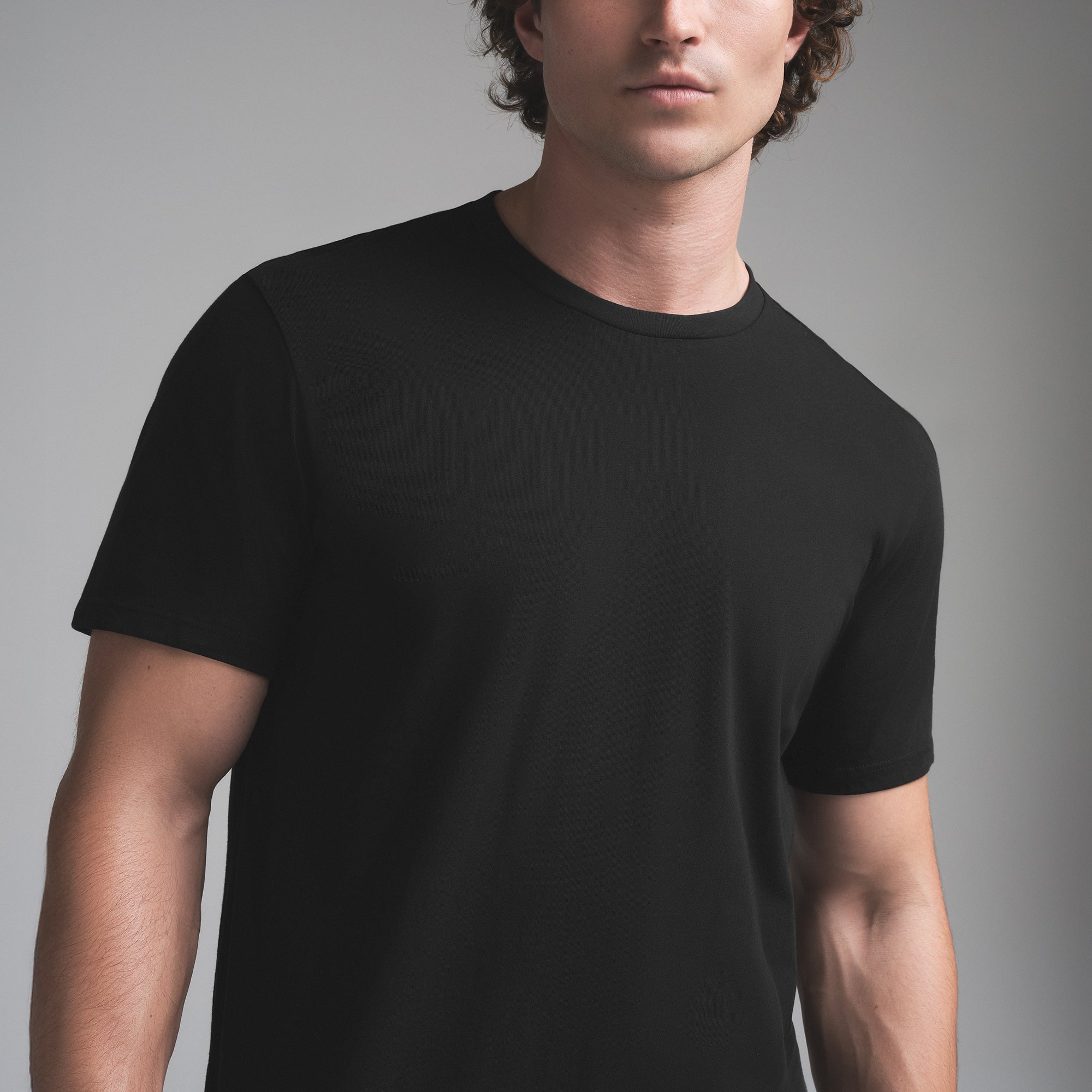SKIMS COTTON MENS CLASSIC T-SHIRT | ONYX - Sneaker Türkiye