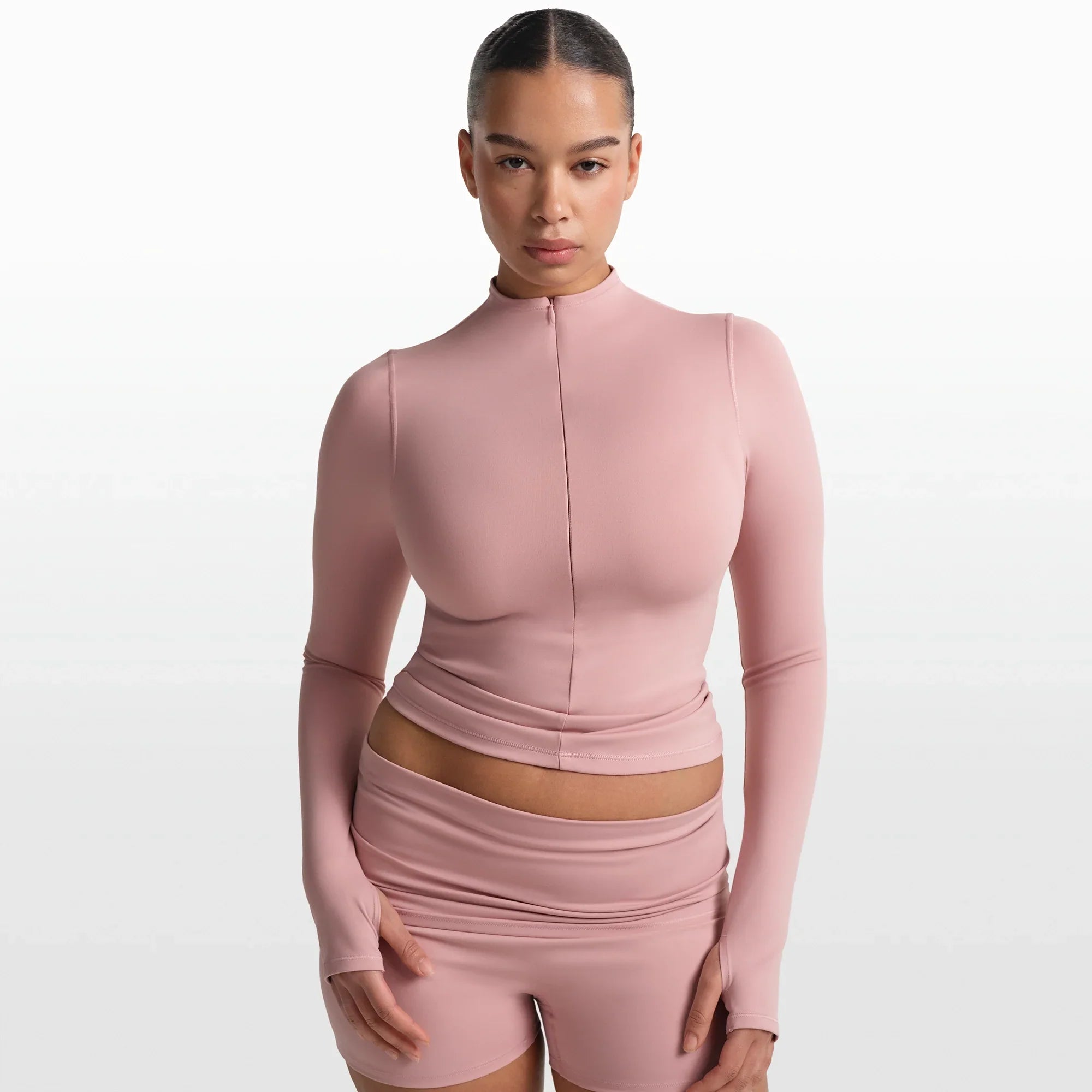 NikeSKIMS MATTE ZIP FRONT TOP | HIMALAYAN - Sneaker Türkiye