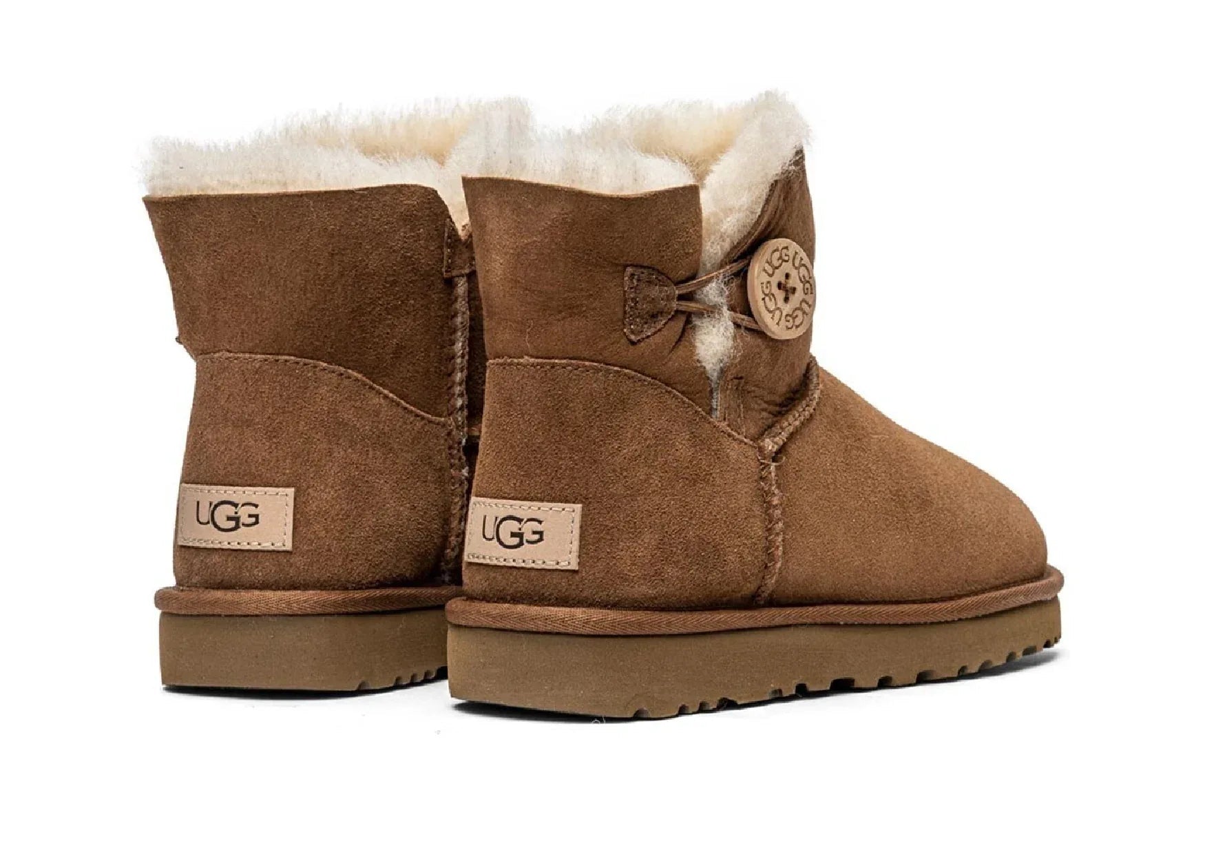 Ugg Mini Bailey Button II Chestnut - Sneaker Türkiye