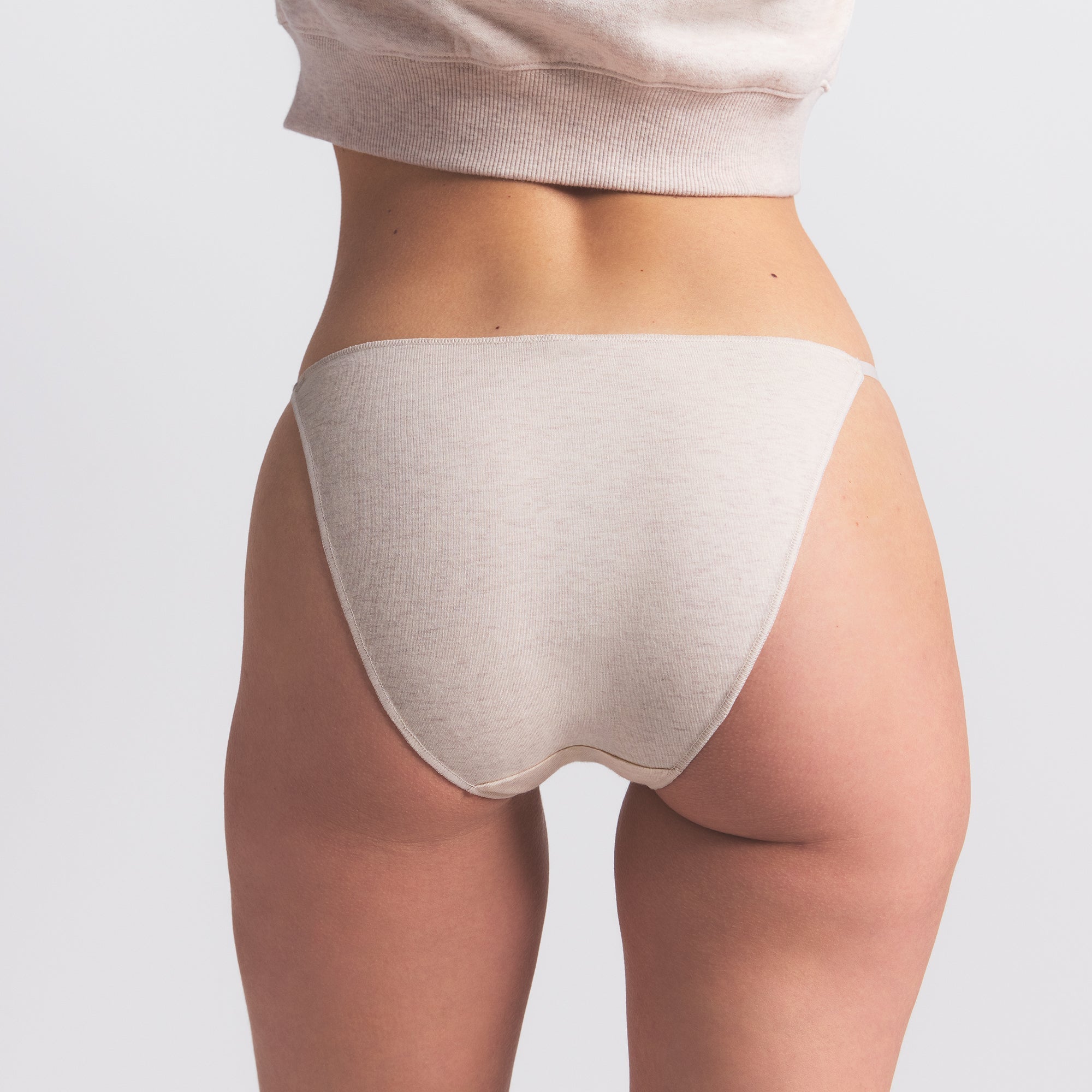 SKIMS LIGHTWEIGHT COTTON BIKINI 10-PACK | HEATHER SOOT MULTI - Sneaker Türkiye