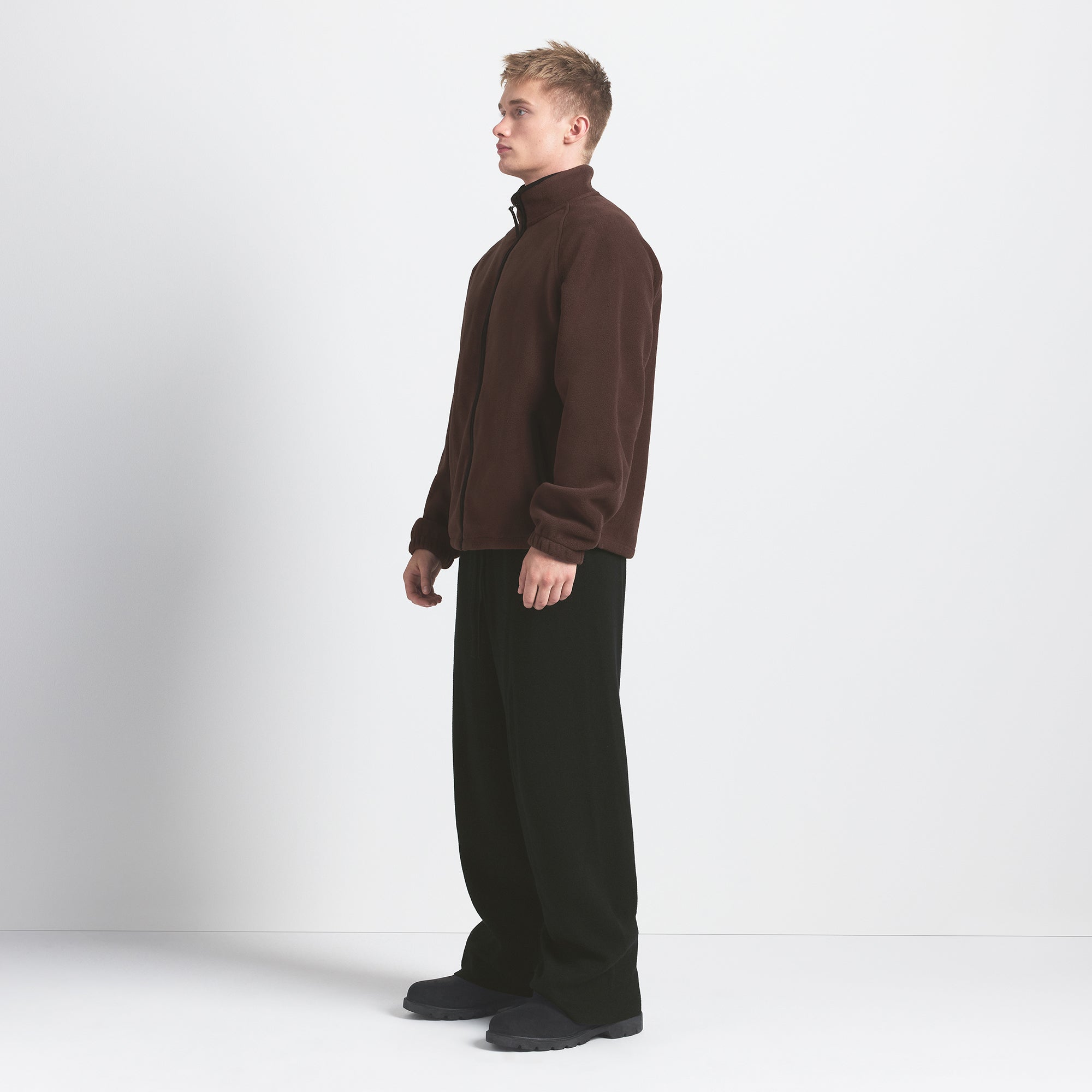 SKIMS ARCTIC FLEECE MENS ZIP UP JACKET | ESPRESSO - Sneaker Türkiye