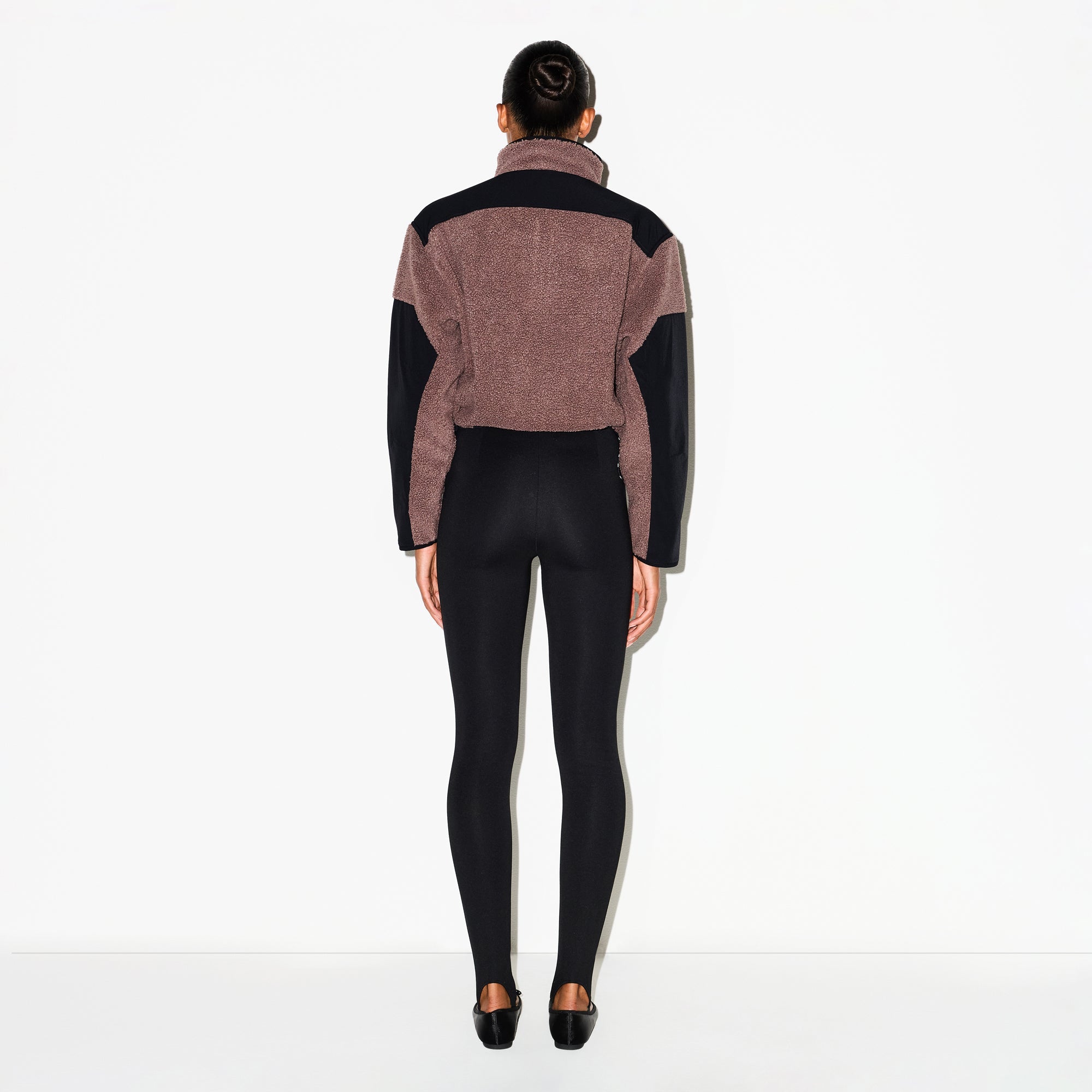 SKIMS TEDDY BOXY ZIP UP JACKET | UMBER - Sneaker Türkiye