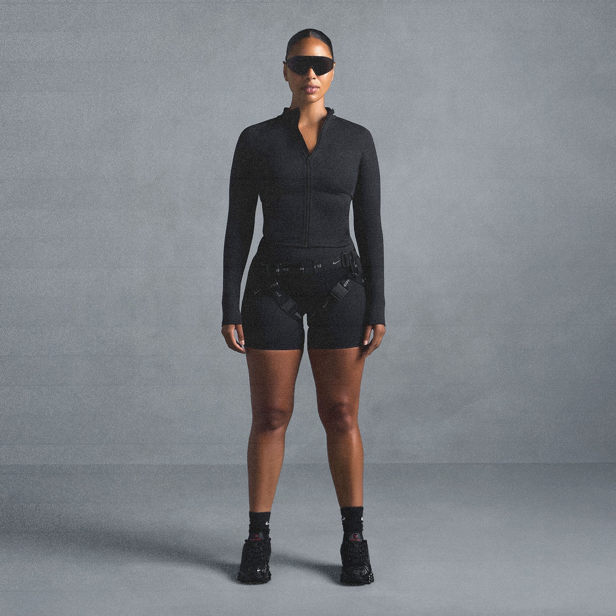 NikeSKIMS MATTE MOCK NECK FULL ZIP JACKET | OBSIDIAN - Sneaker Türkiye