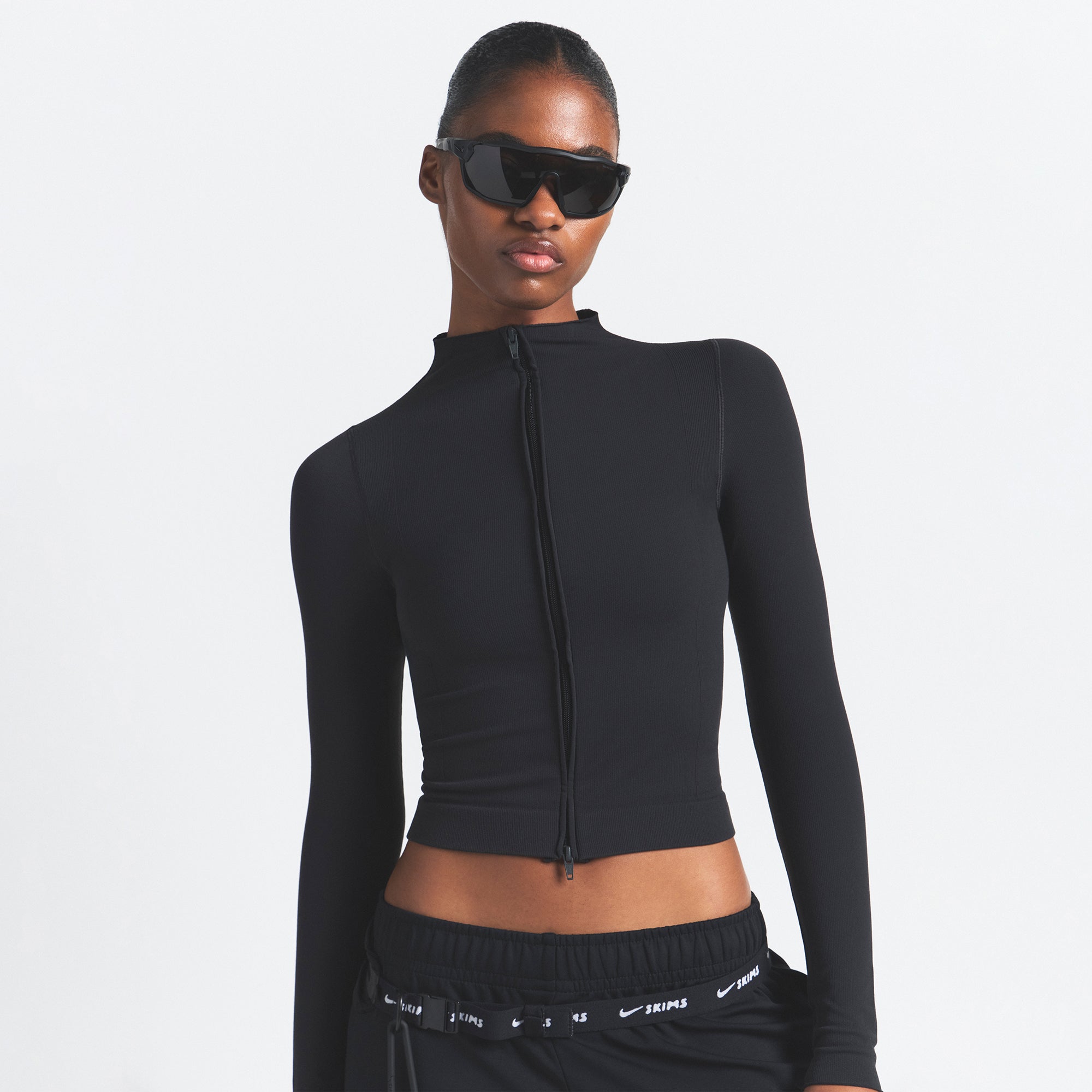 NikeSKIMS VINTAGE SEAMLESS FULL ZIP JACKET | OBSIDIAN - Sneaker Türkiye