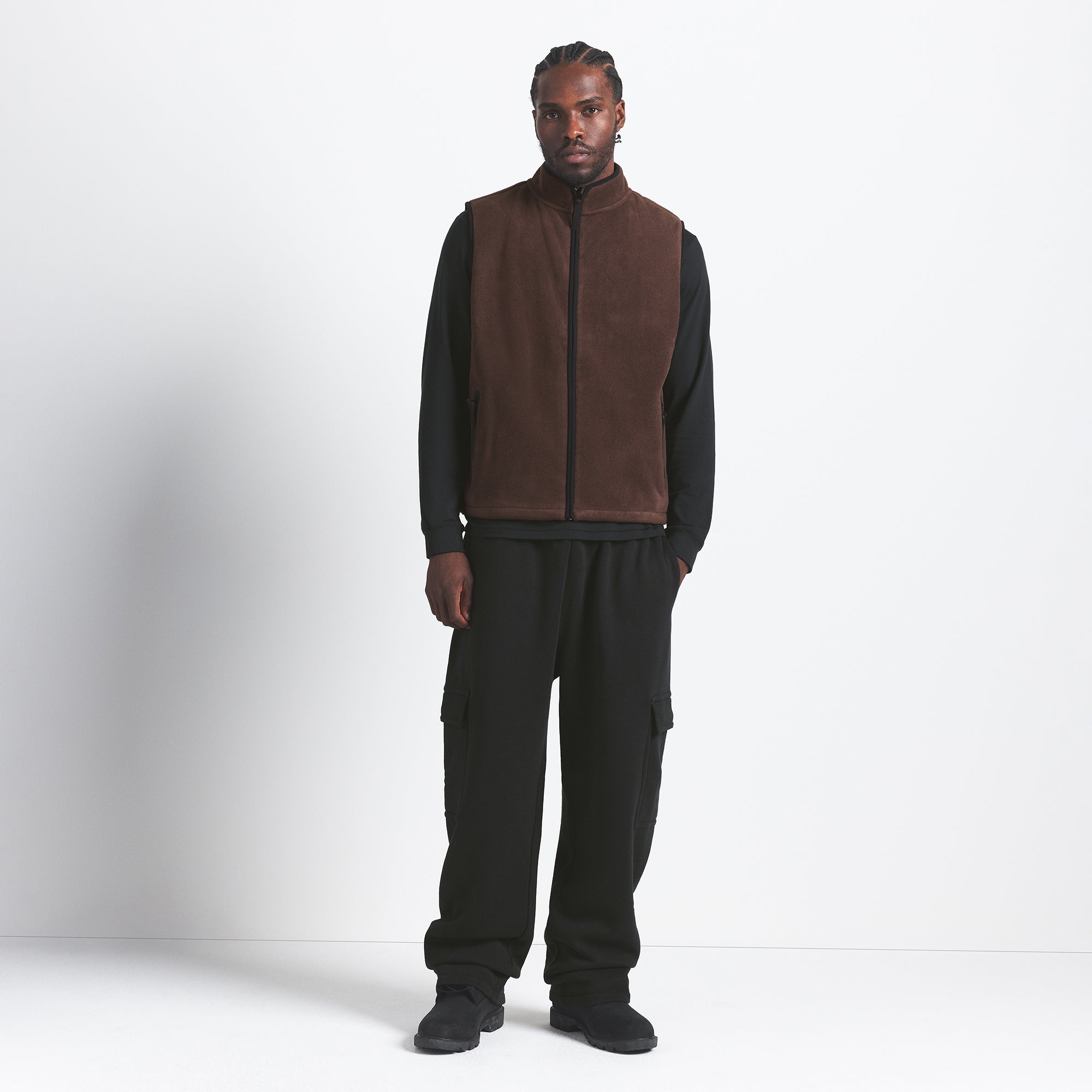 SKIMS ARCTIC FLEECE MENS VEST | ESPRESSO - Sneaker Türkiye