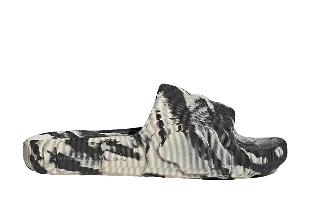 adidas Adilette 22 Slides Carbon Aluminum - Sneaker Türkiye