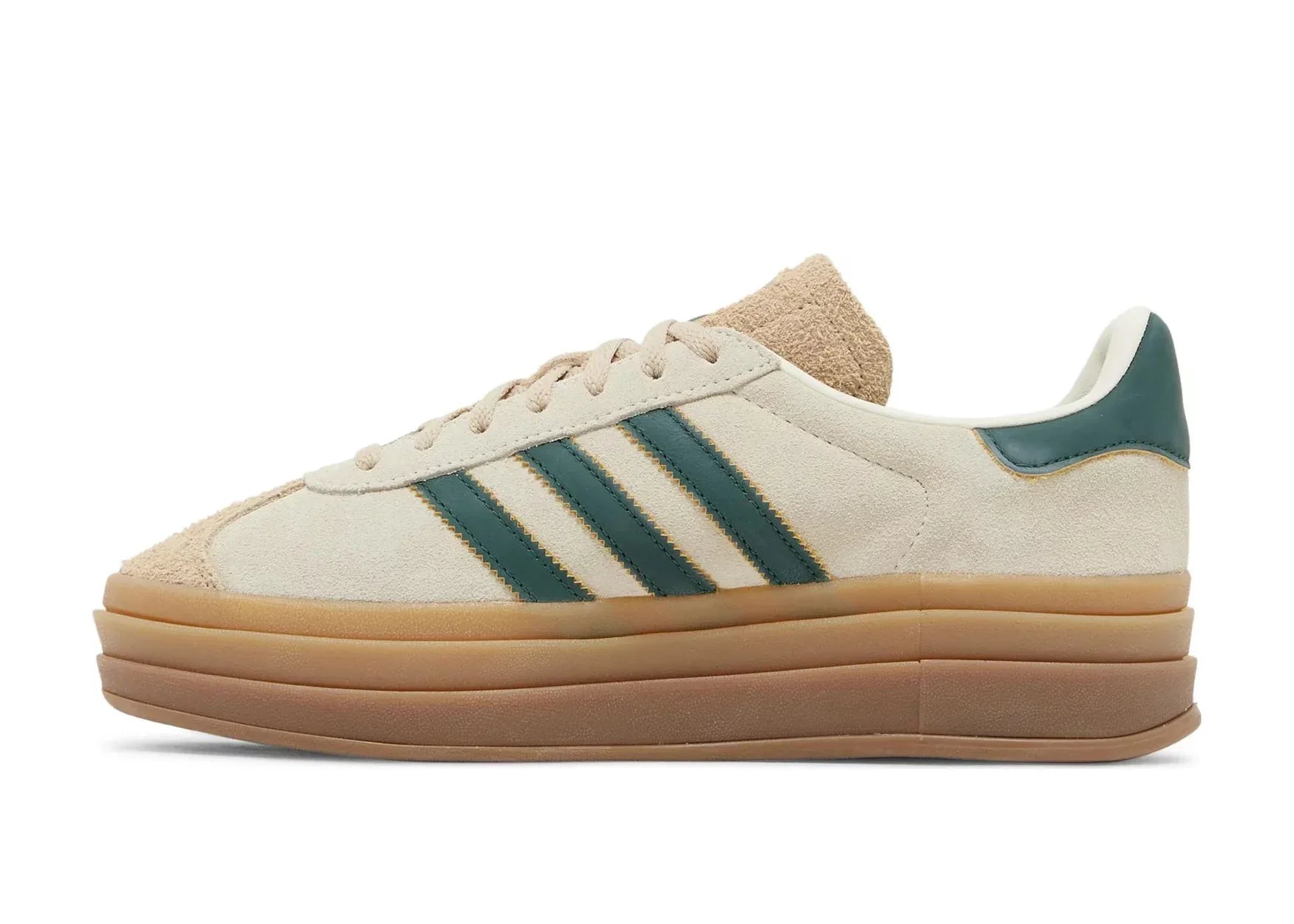 adidas Gazelle Bold Magic Beige Collegiate Green (W) - Sneaker Türkiye