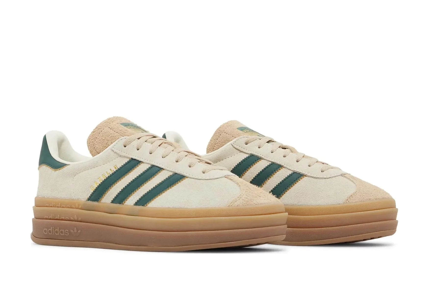 adidas Gazelle Bold Magic Beige Collegiate Green (W) - Sneaker Türkiye