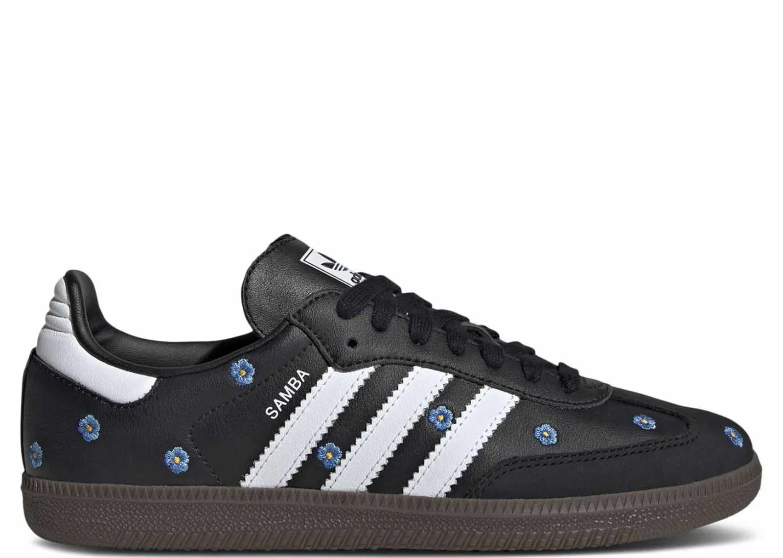 adidas Samba Light Blue Floral Core Black (W) - Sneaker Türkiye