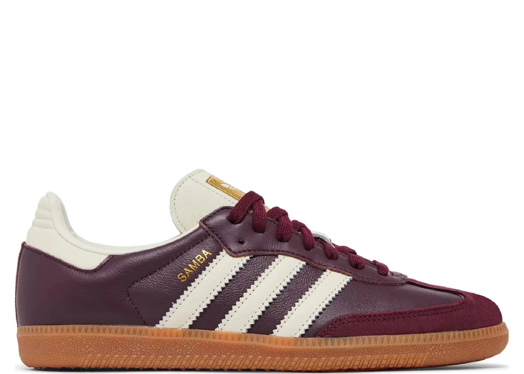 adidas Samba OG Maroon Gold Metallic - Sneaker Türkiye