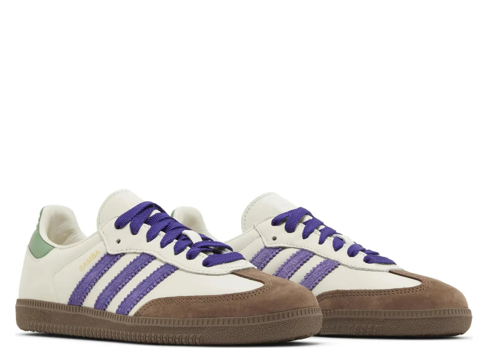 adidas Samba OG Off White Core Purple Green Brown (W) - Sneaker Türkiye