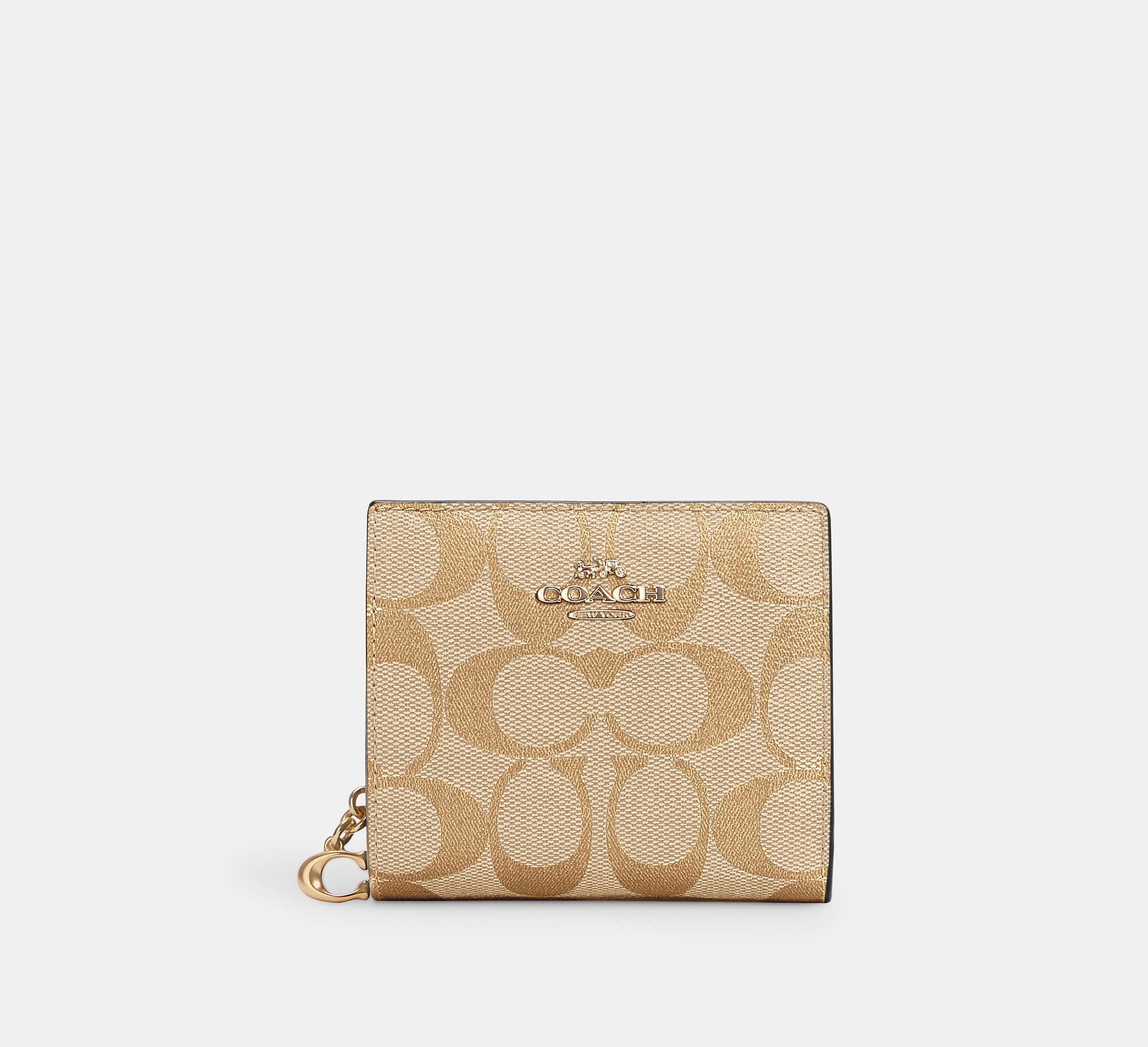 Coach Snap Wallet In Signature Deri - Sneaker Türkiye