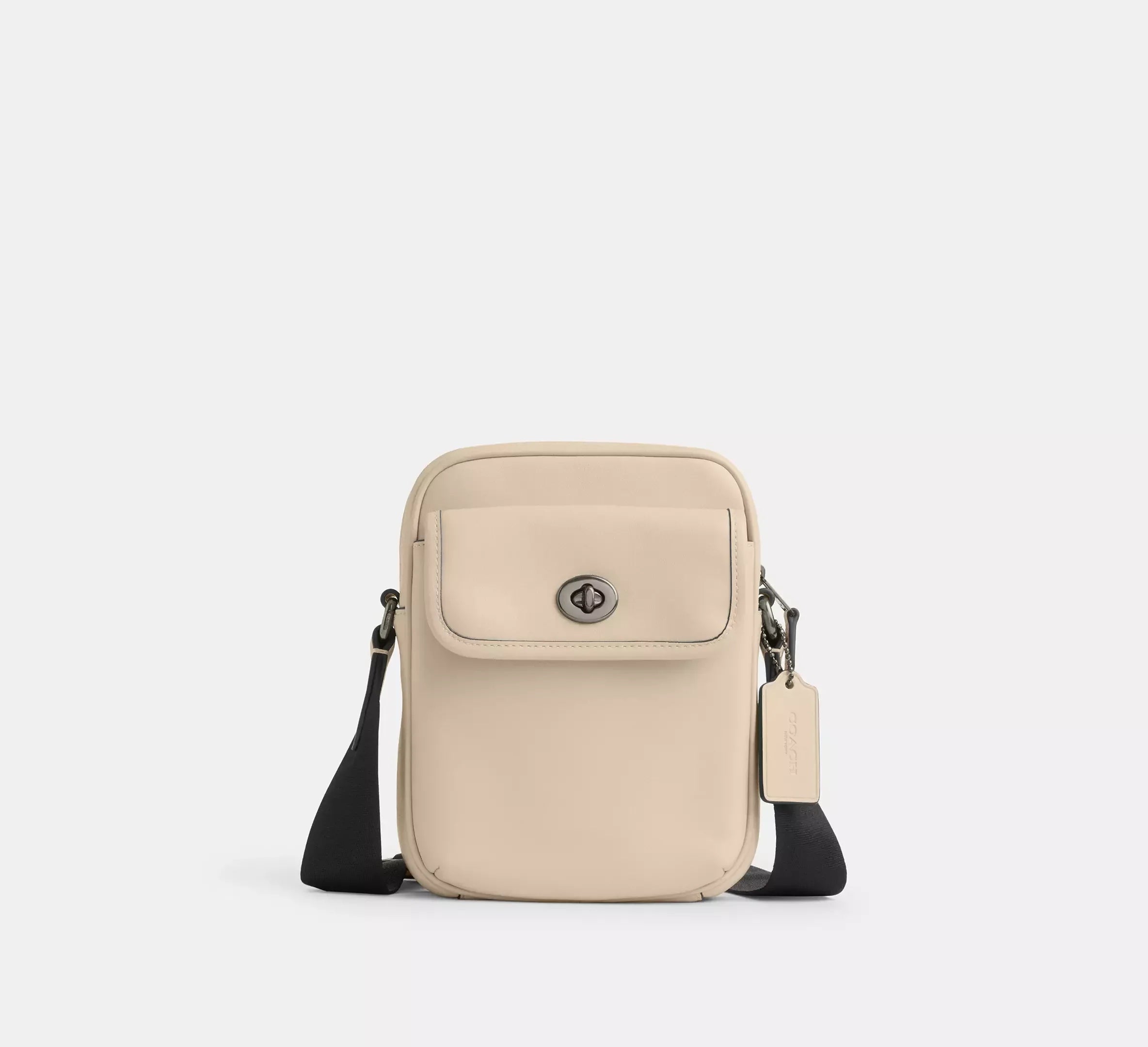 Coach Turnlock Crossbody Bag – Gunmetal/Ivory - Sneaker Türkiye
