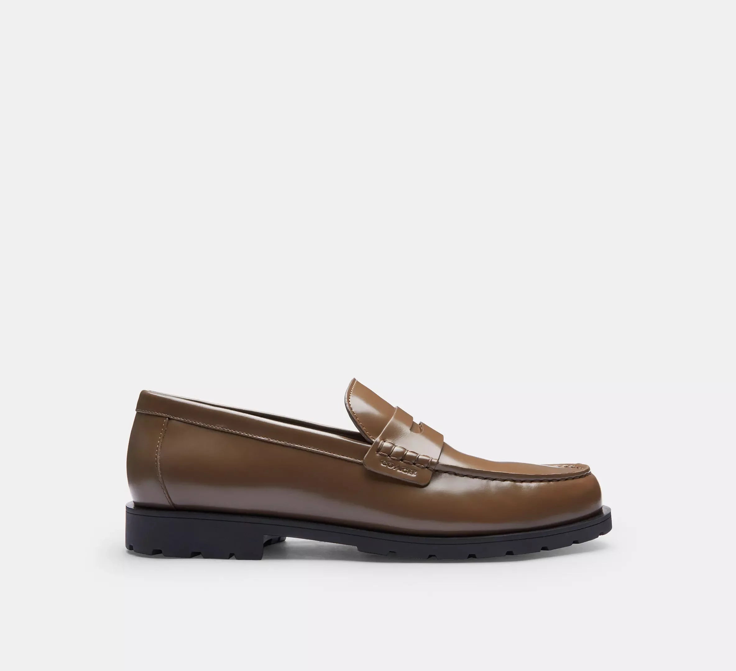 Coach Men’s Reagan Penny Loafer – Dark Stone - Sneaker Türkiye