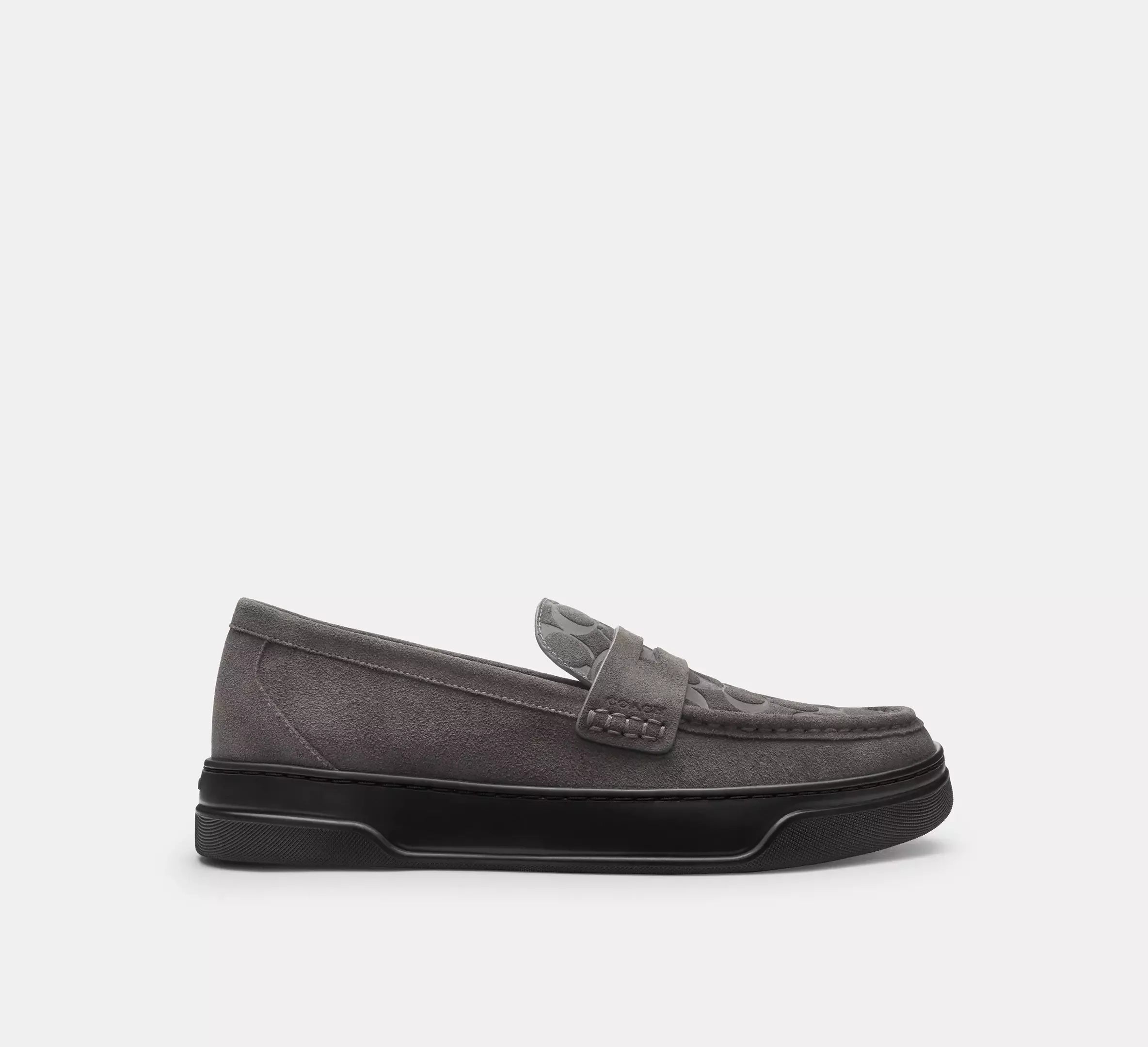 Coach Men’s Hybrid Loafer With Signature Print – Charcoal - Sneaker Türkiye