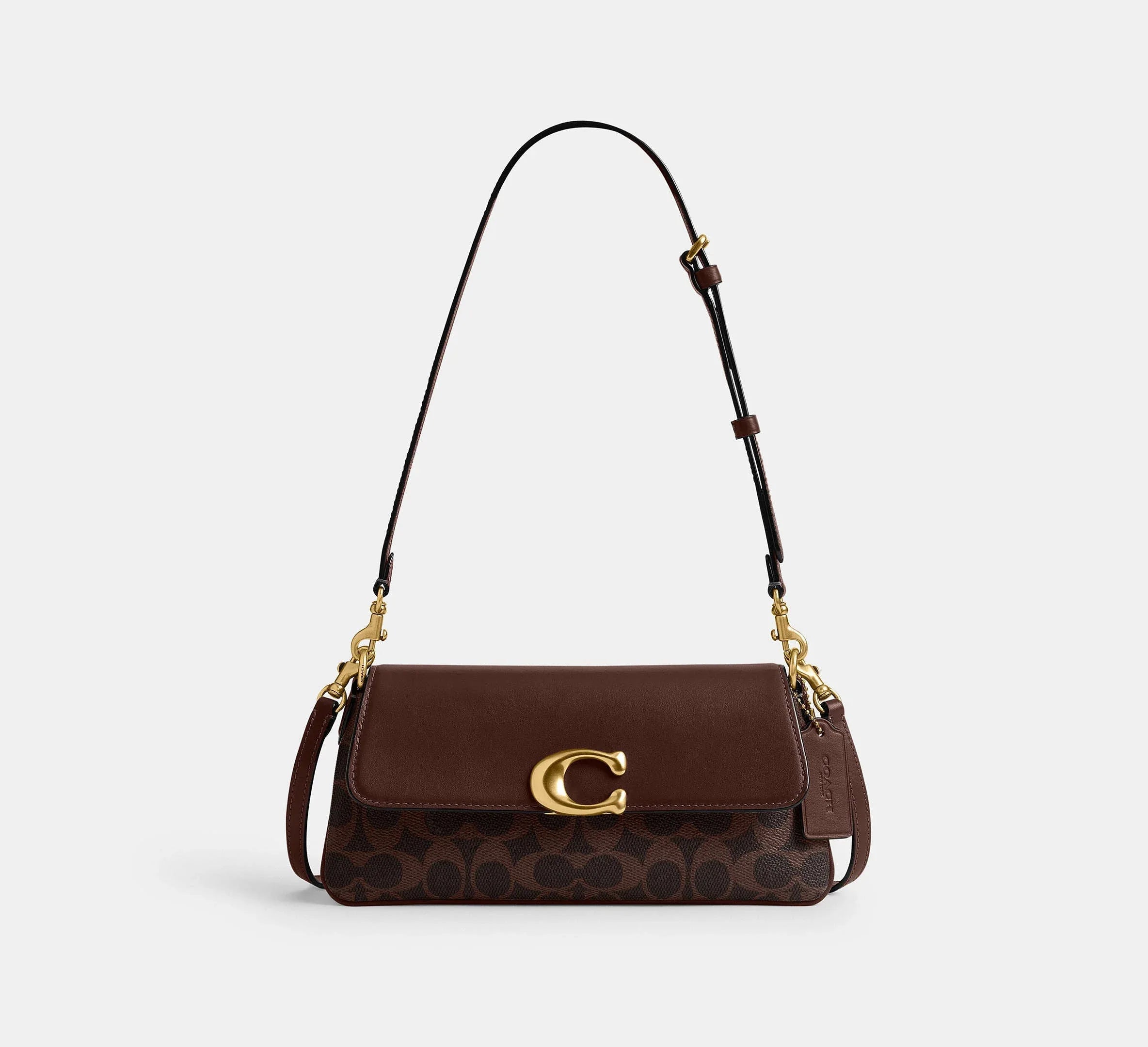 Coach Jet Shoulder Bag In Signature – Coated Canvas/Brass/Maple - Sneaker Türkiye