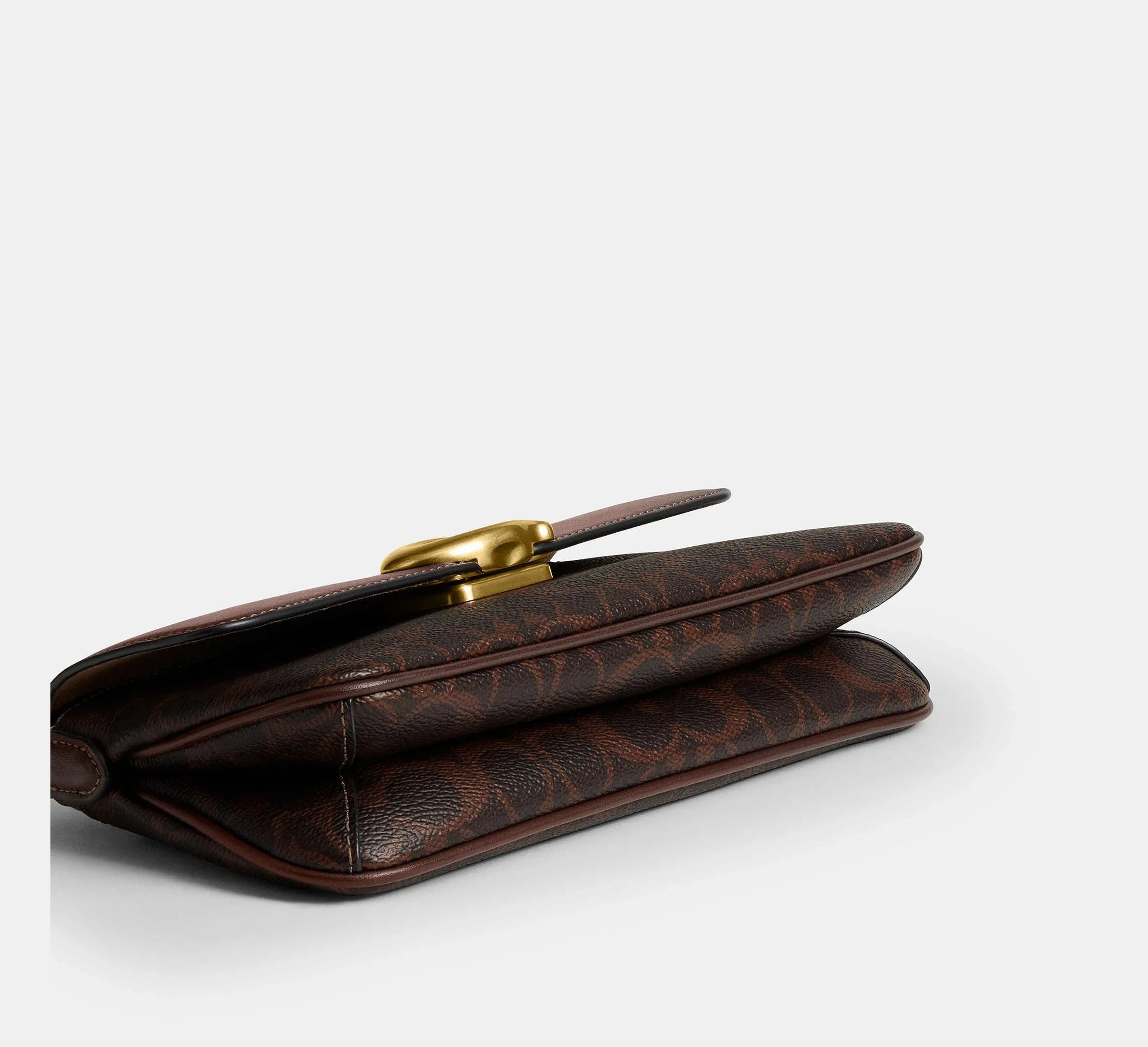 Coach Jet Shoulder Bag In Signature – Coated Canvas/Brass/Maple - Sneaker Türkiye