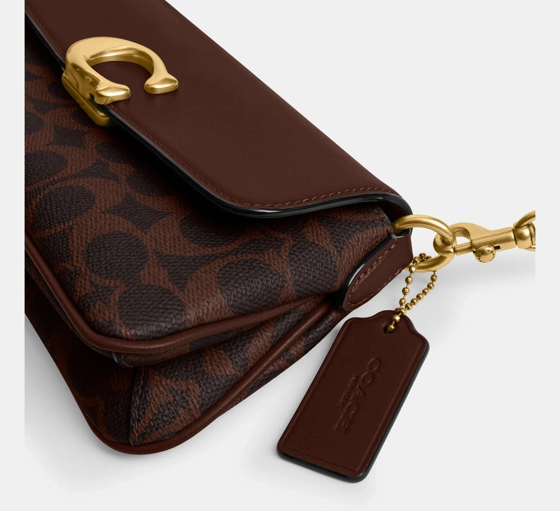 Coach Jet Shoulder Bag In Signature – Coated Canvas/Brass/Maple - Sneaker Türkiye